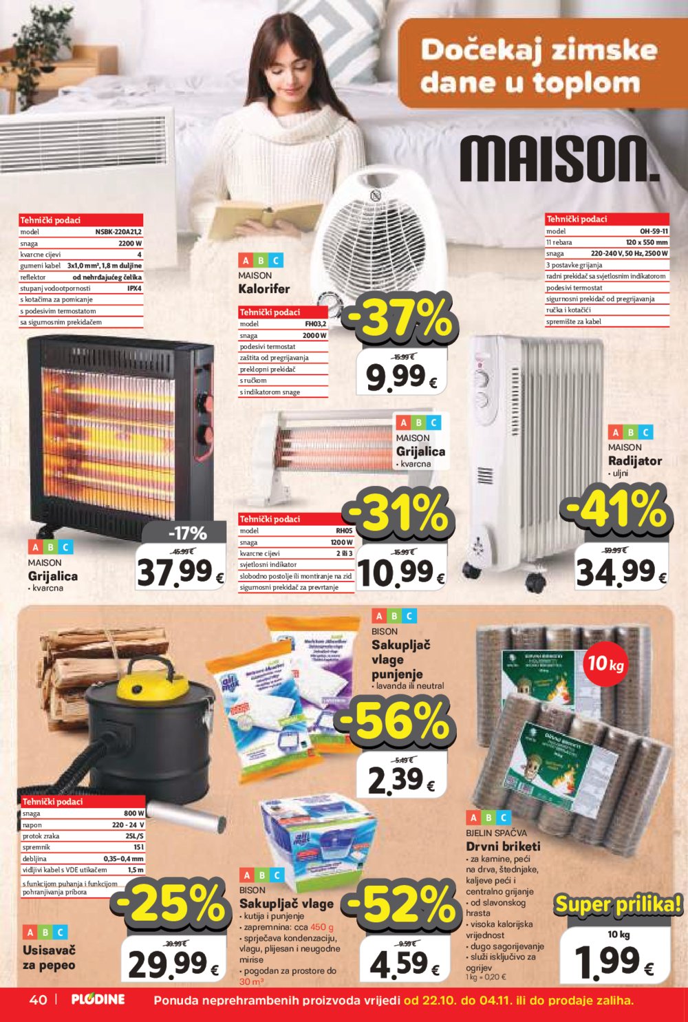 Plodine katalog Akcija 22.10. - 28.10.2025.