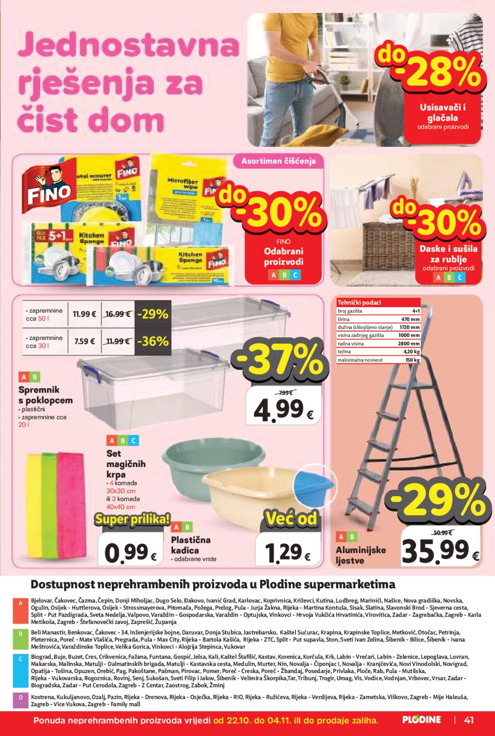 Plodine katalog Akcija 22.10. - 28.10.2025.