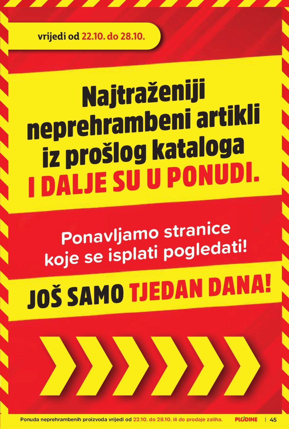 Plodine katalog Akcija 22.10. - 28.10.2025.