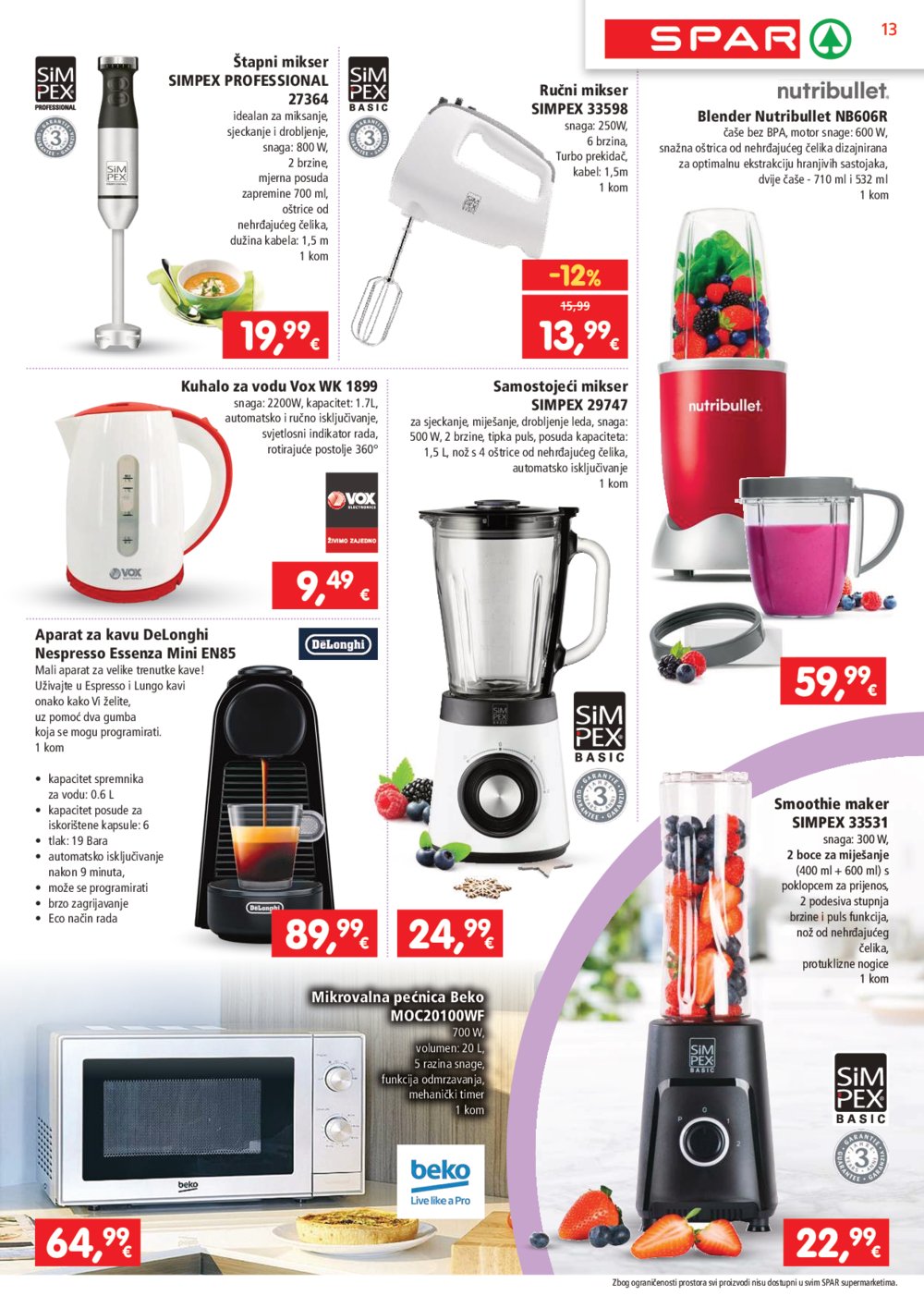 SPAR katalog akcija 22.10.-4.11.