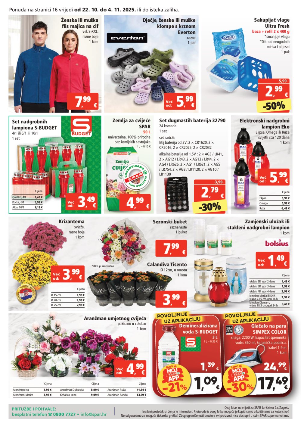 SPAR katalog akcija 22.10.-4.11.