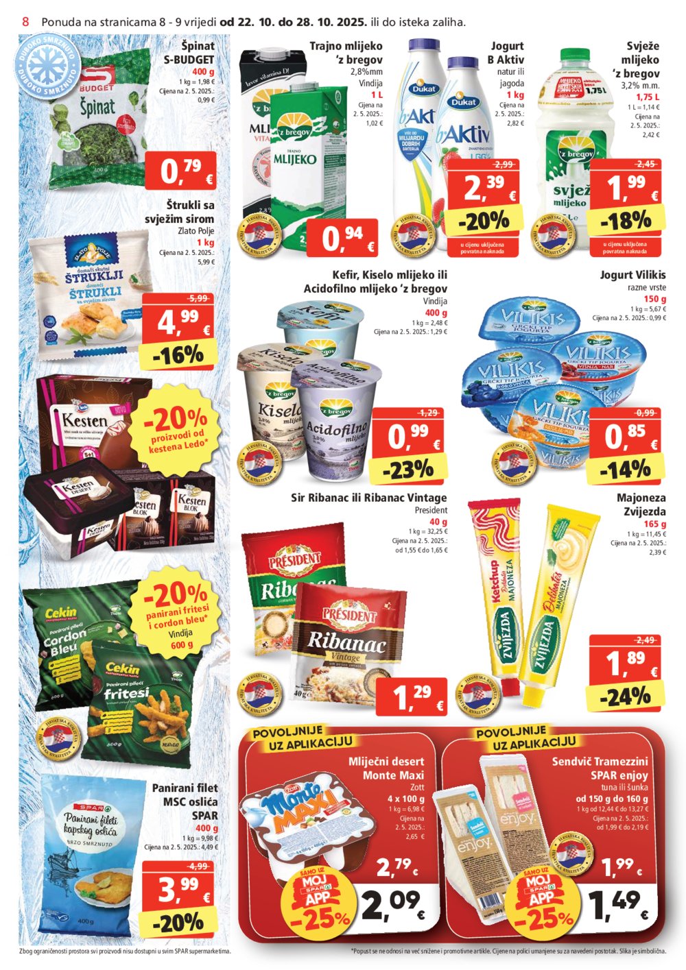 SPAR katalog akcija 22.10.-4.11.