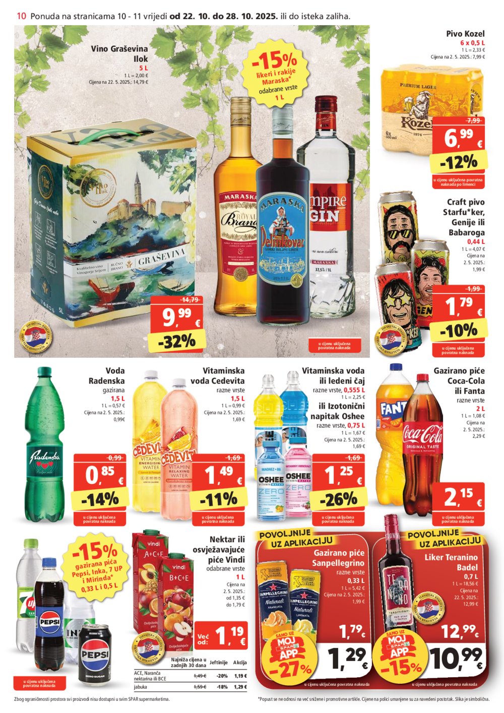 SPAR katalog akcija 22.10.-4.11.
