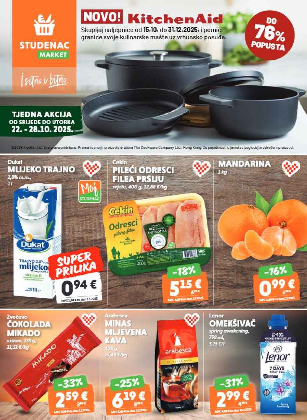 Studenac katalog Akcija 22.10.-28.10.2025.