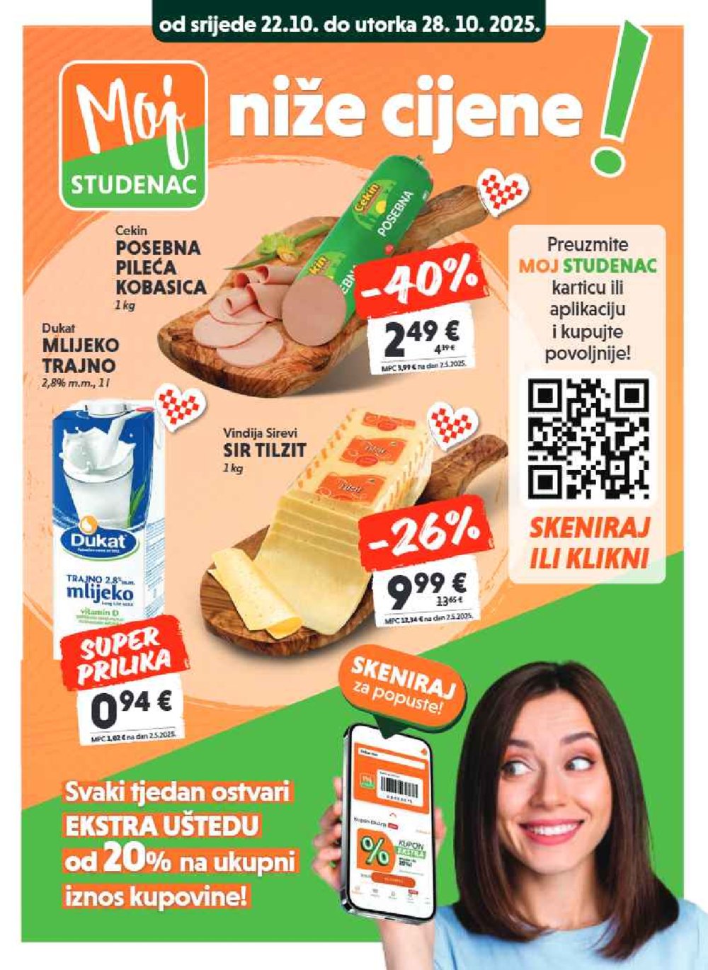 Studenac katalog Akcija 22.10.-28.10.2025.