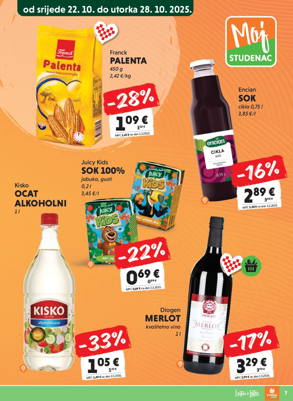 Studenac Moj katalog 22.10.-28.10.2025.