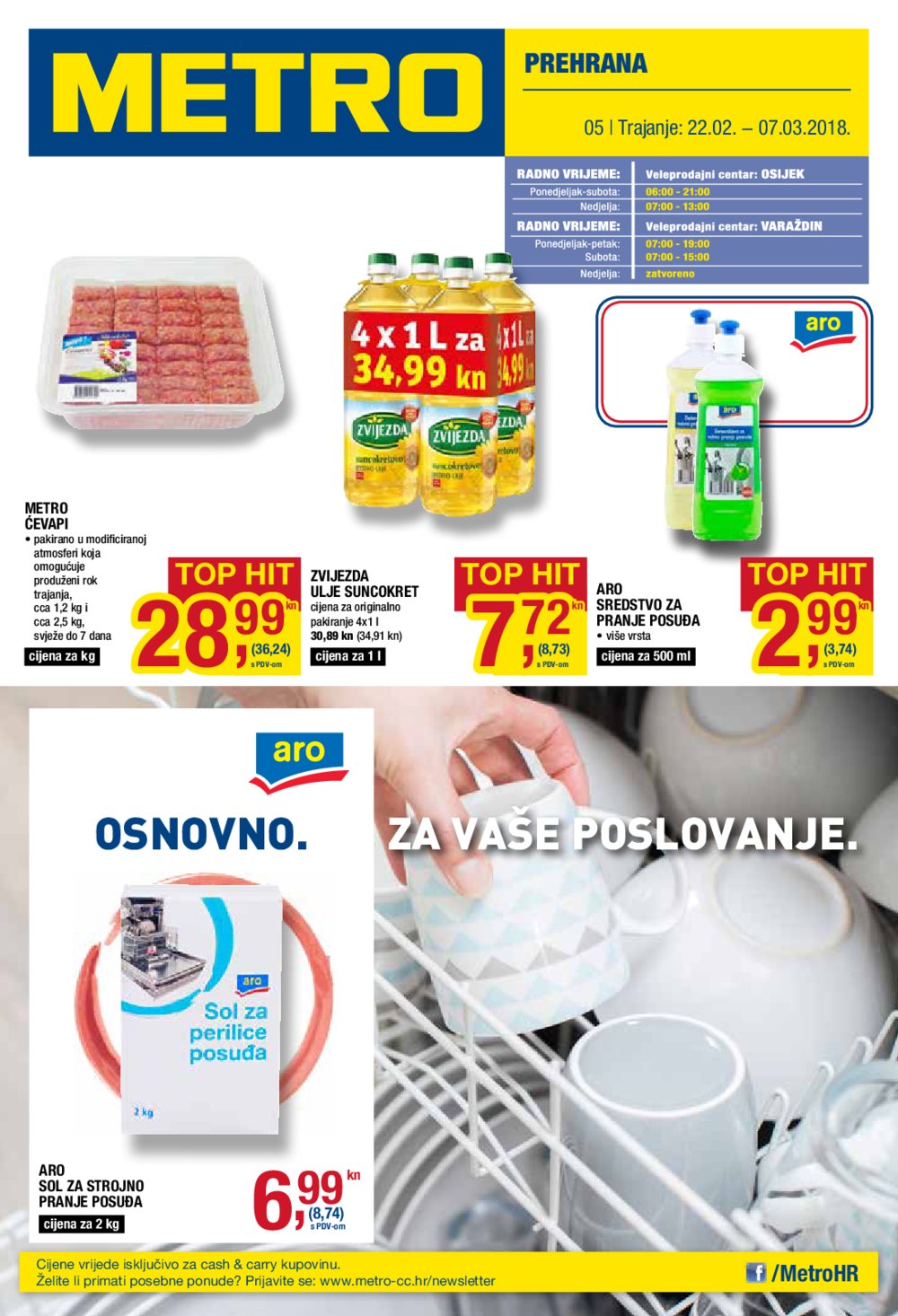 Metro katalog Prehrana Akcija od 22.02.-07.03.2018.