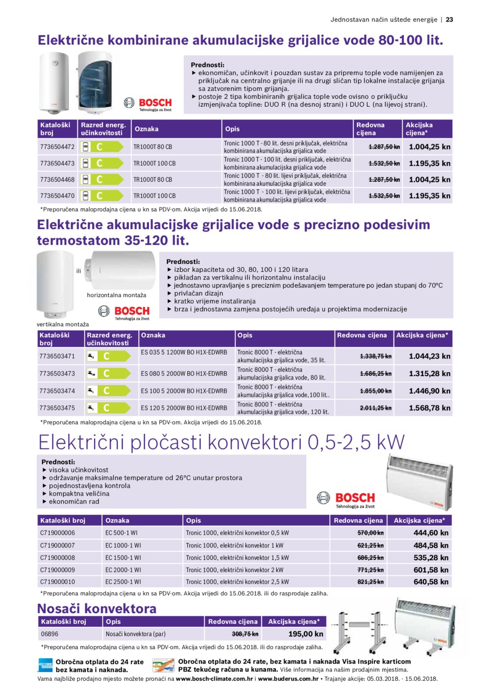 Bosh katalog Akcija proljeće 05.03.-15.06.2018.