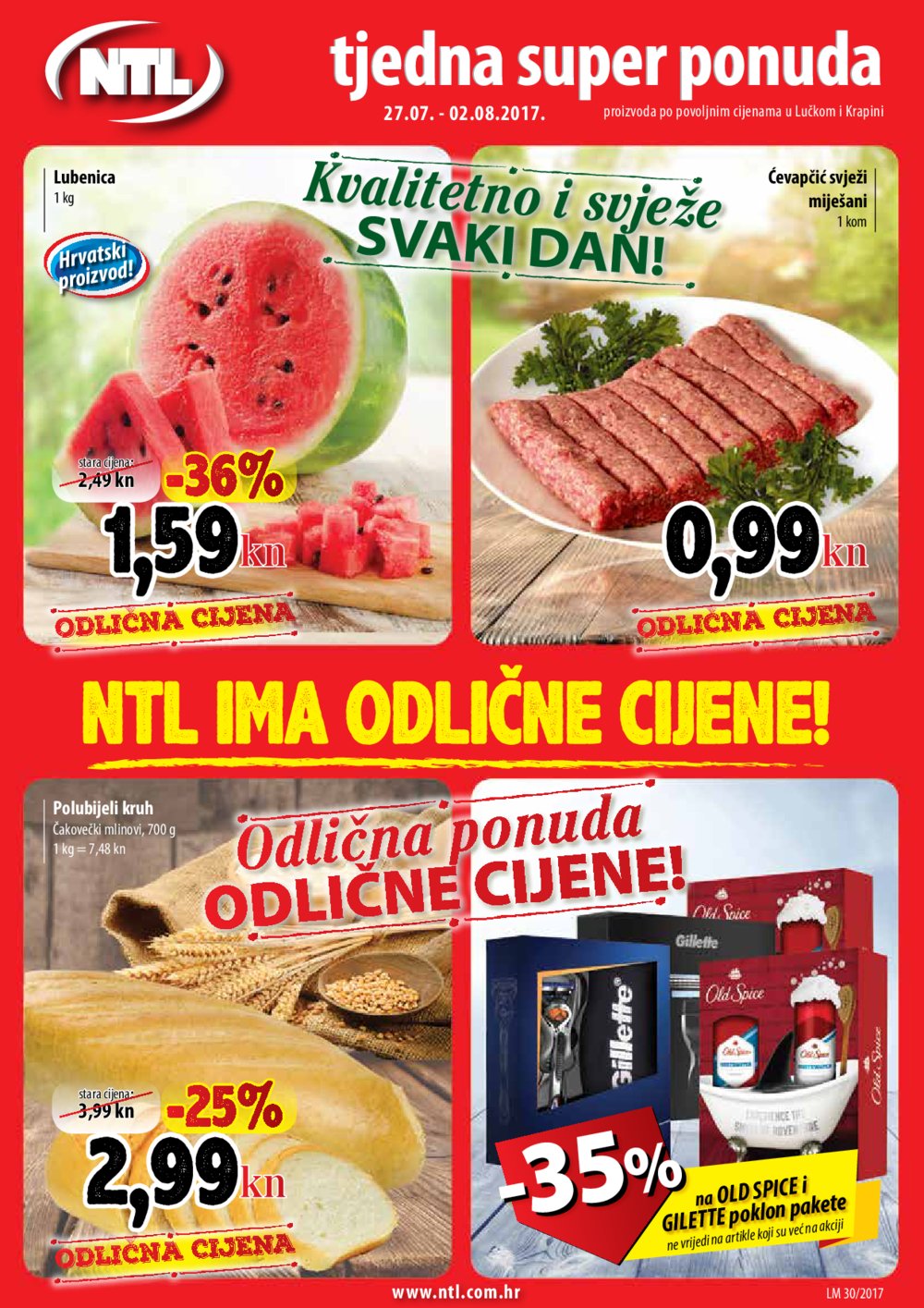 NTL katalog Tjedna super ponuda 27.07 - 02.08.2017.
