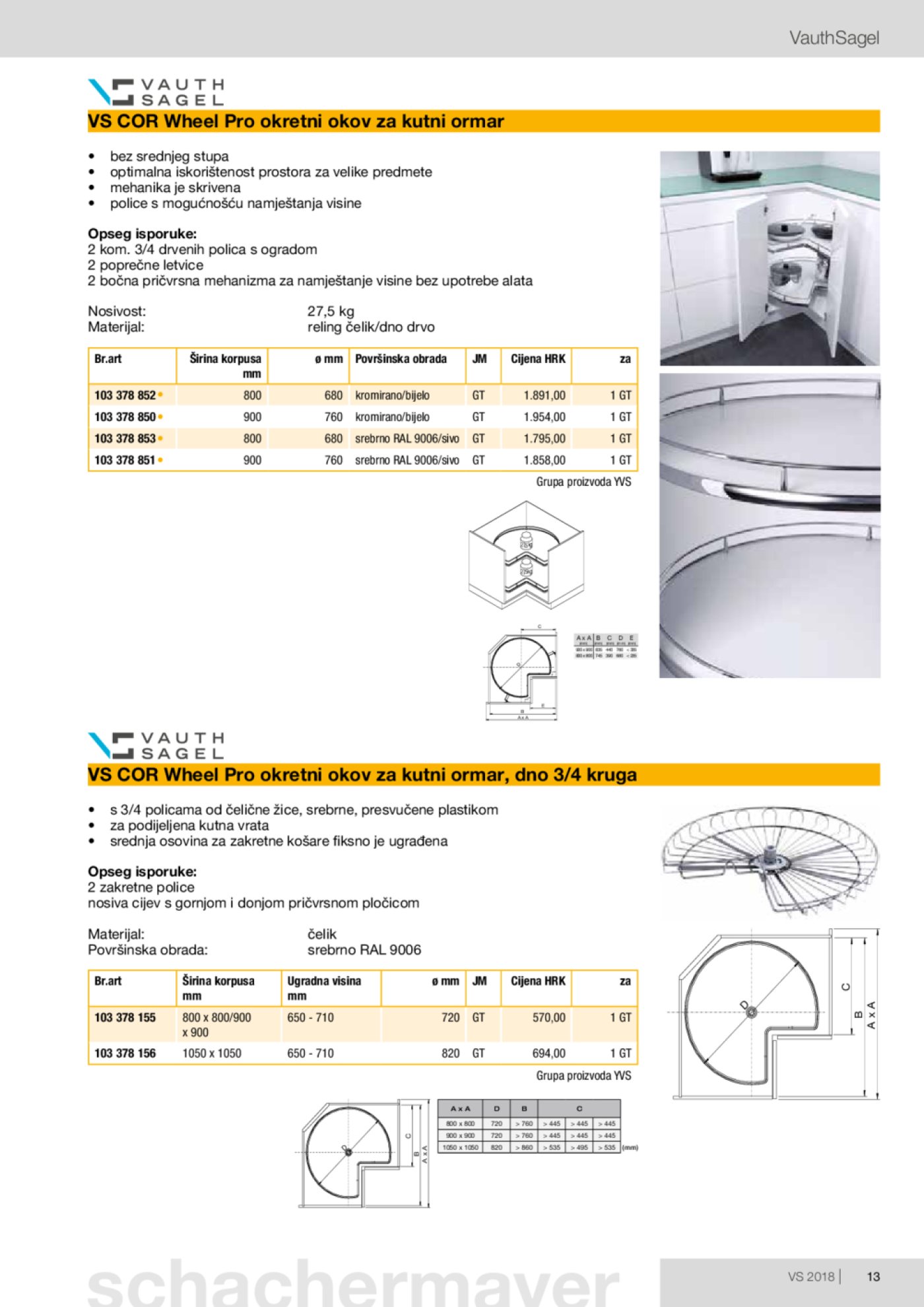 Schachermayer katalog Izvlačno okretni okov 02.10.-31.05.2019.