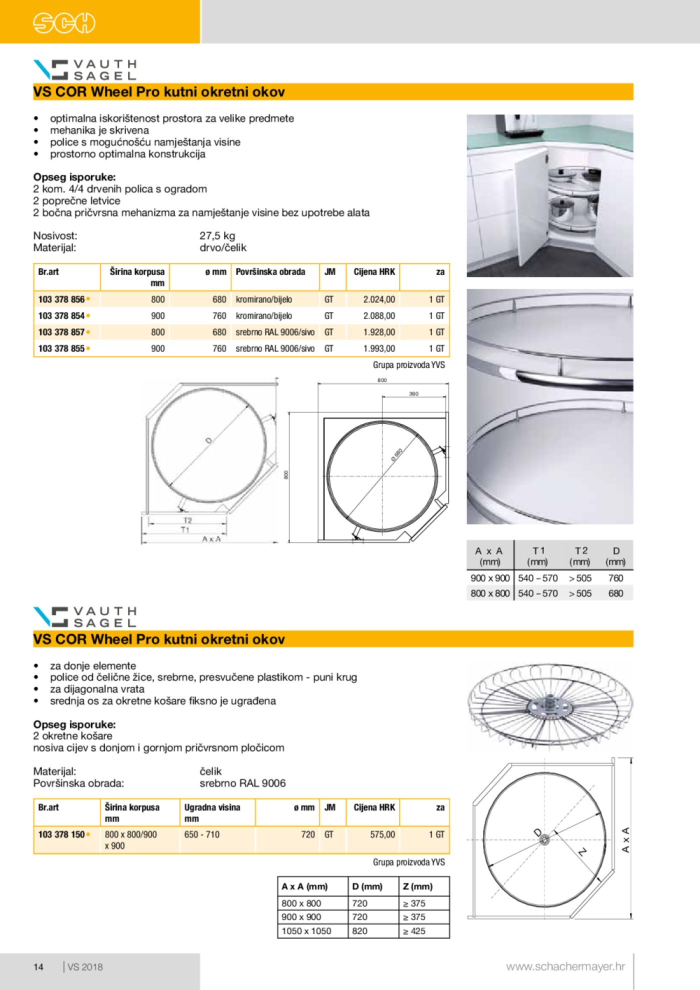 Schachermayer katalog Izvlačno okretni okov 02.10.-31.05.2019.