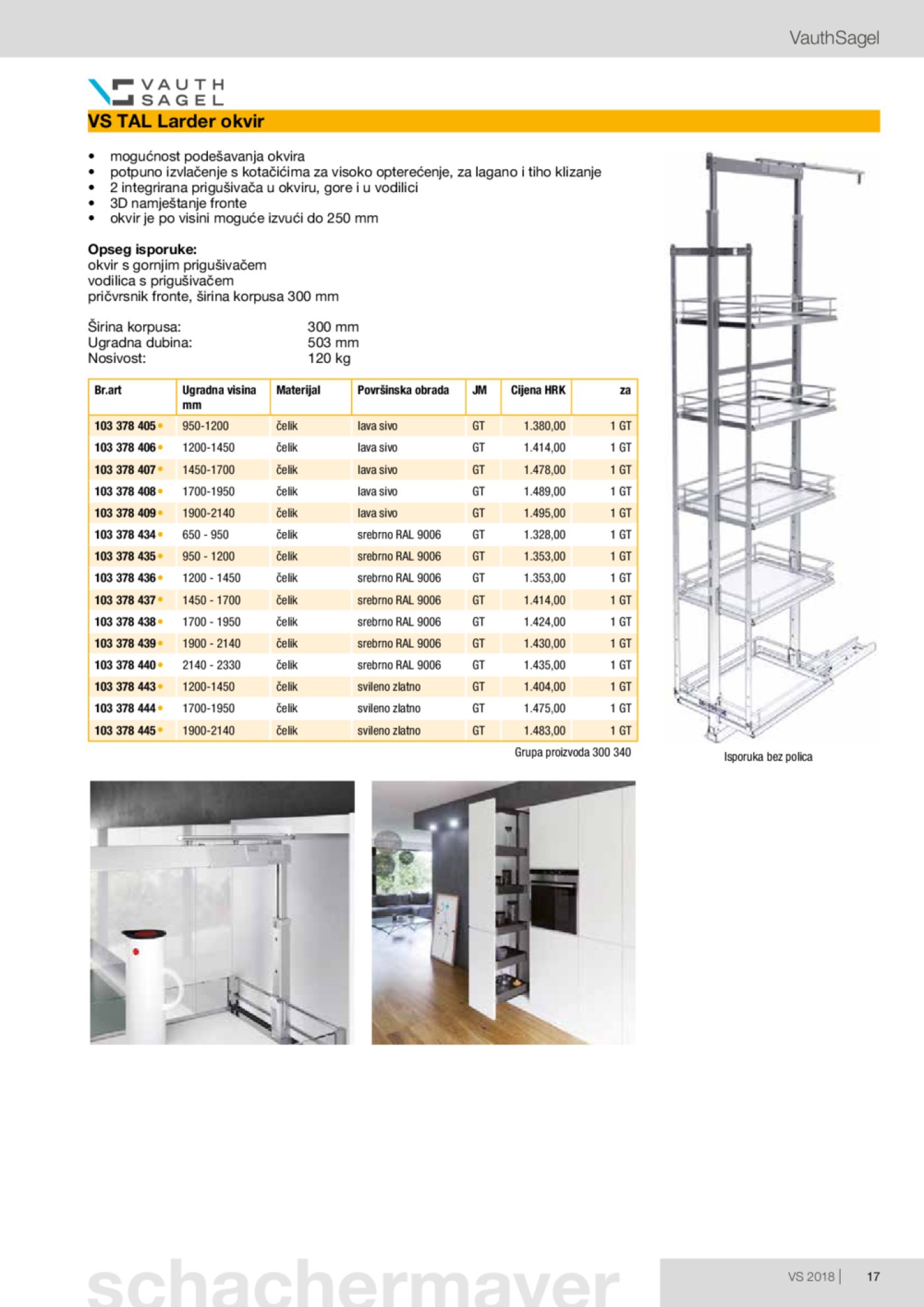 Schachermayer katalog Izvlačno okretni okov 02.10.-31.05.2019.