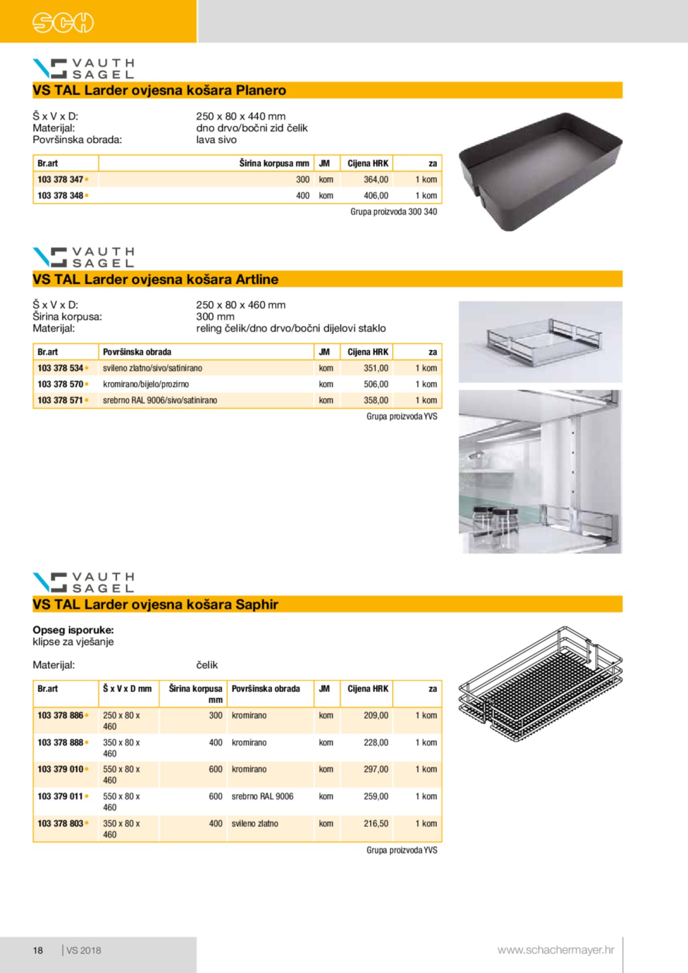 Schachermayer katalog Izvlačno okretni okov 02.10.-31.05.2019.