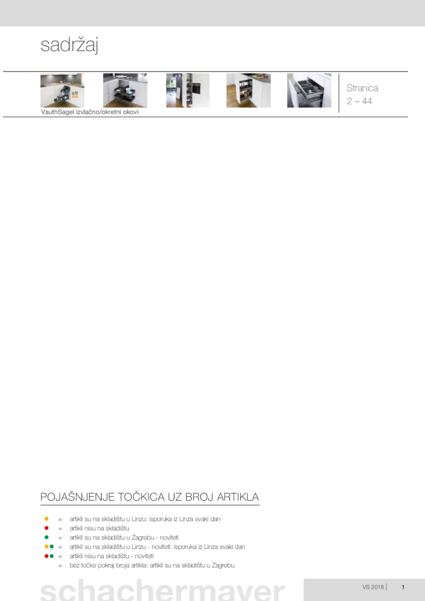 Schachermayer katalog Izvlačno okretni okov 02.10.-31.05.2019.