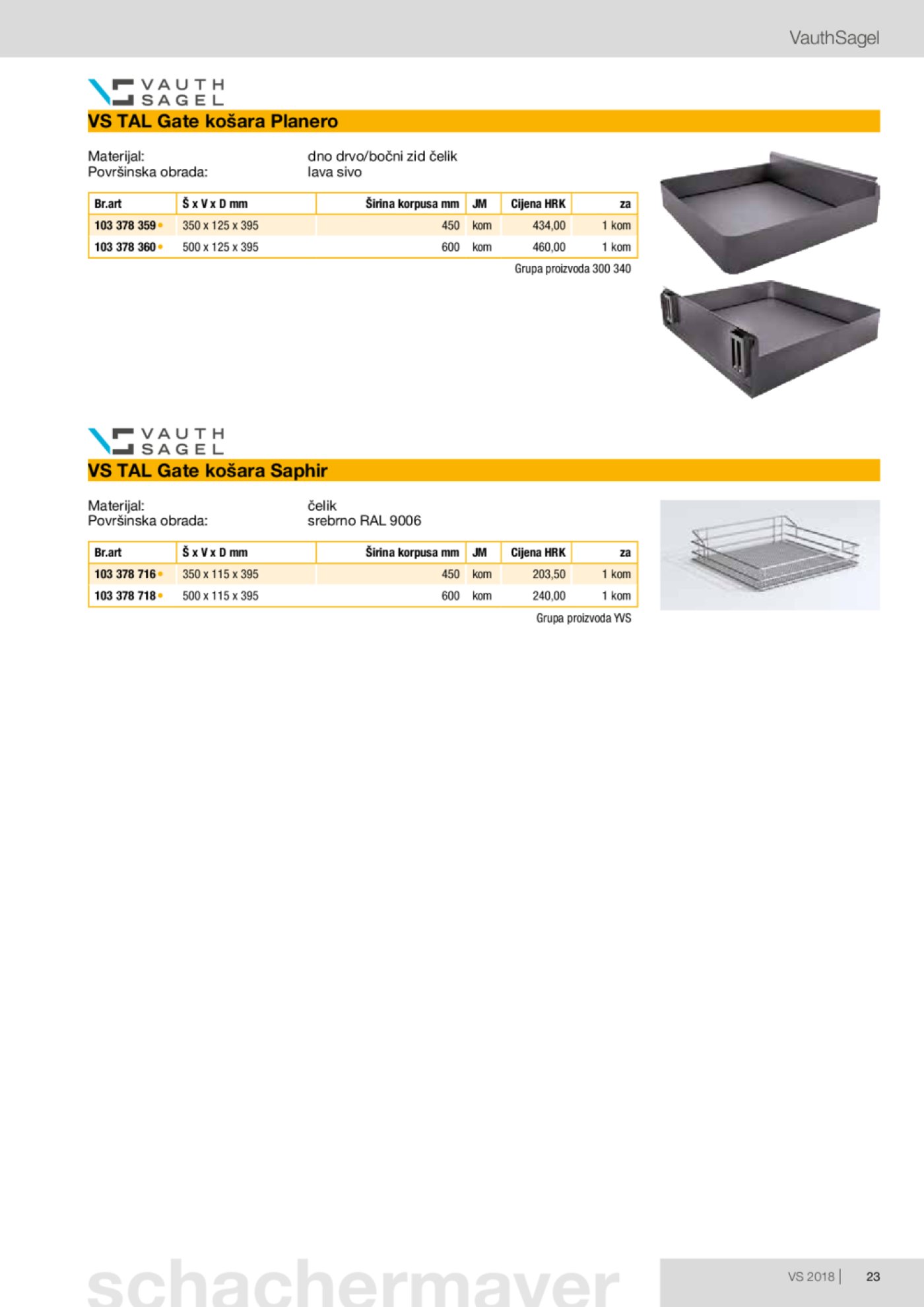 Schachermayer katalog Izvlačno okretni okov 02.10.-31.05.2019.