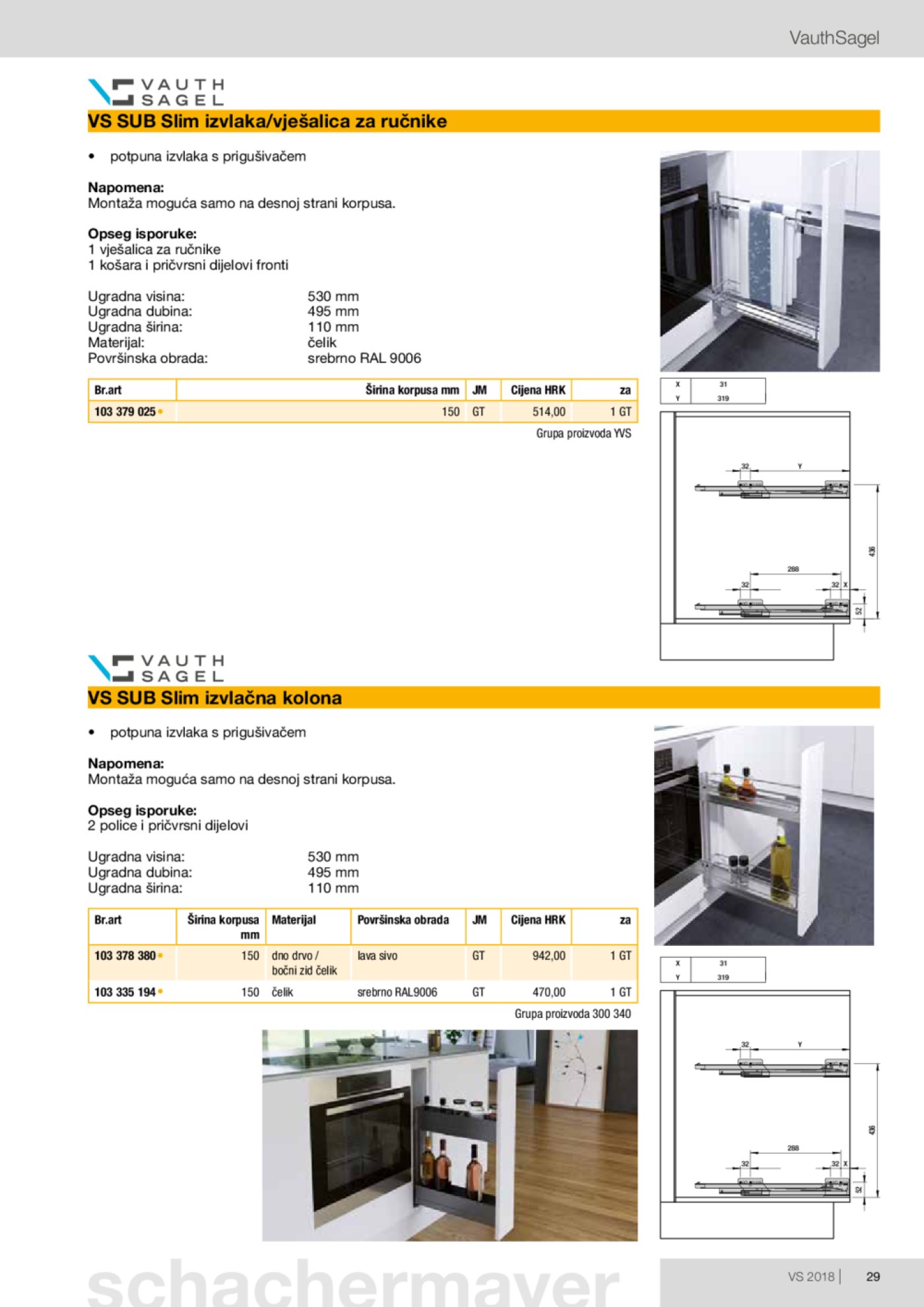 Schachermayer katalog Izvlačno okretni okov 02.10.-31.05.2019.