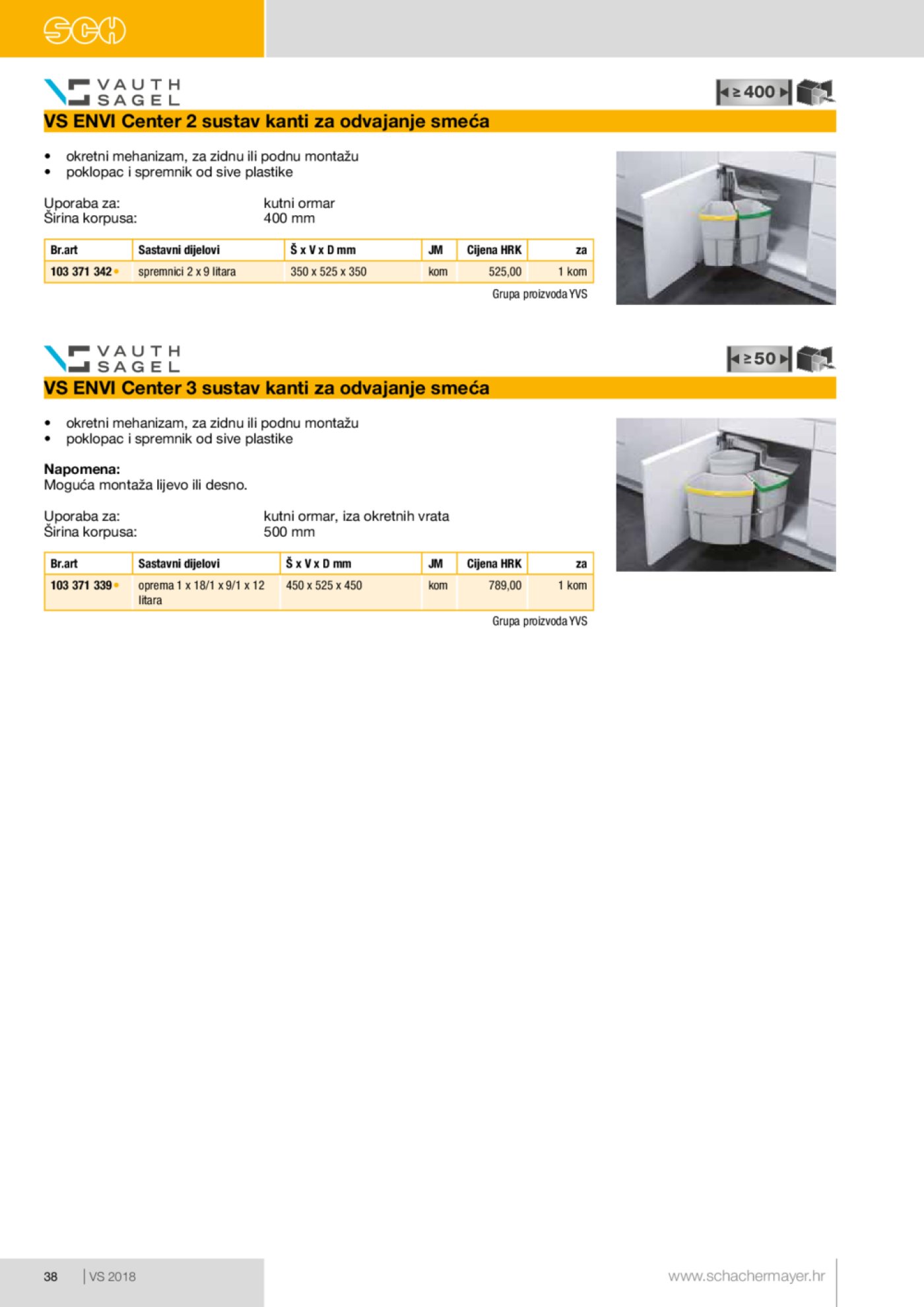 Schachermayer katalog Izvlačno okretni okov 02.10.-31.05.2019.