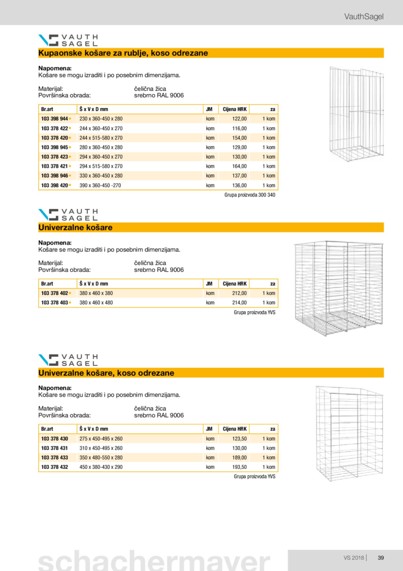 Schachermayer katalog Izvlačno okretni okov 02.10.-31.05.2019.