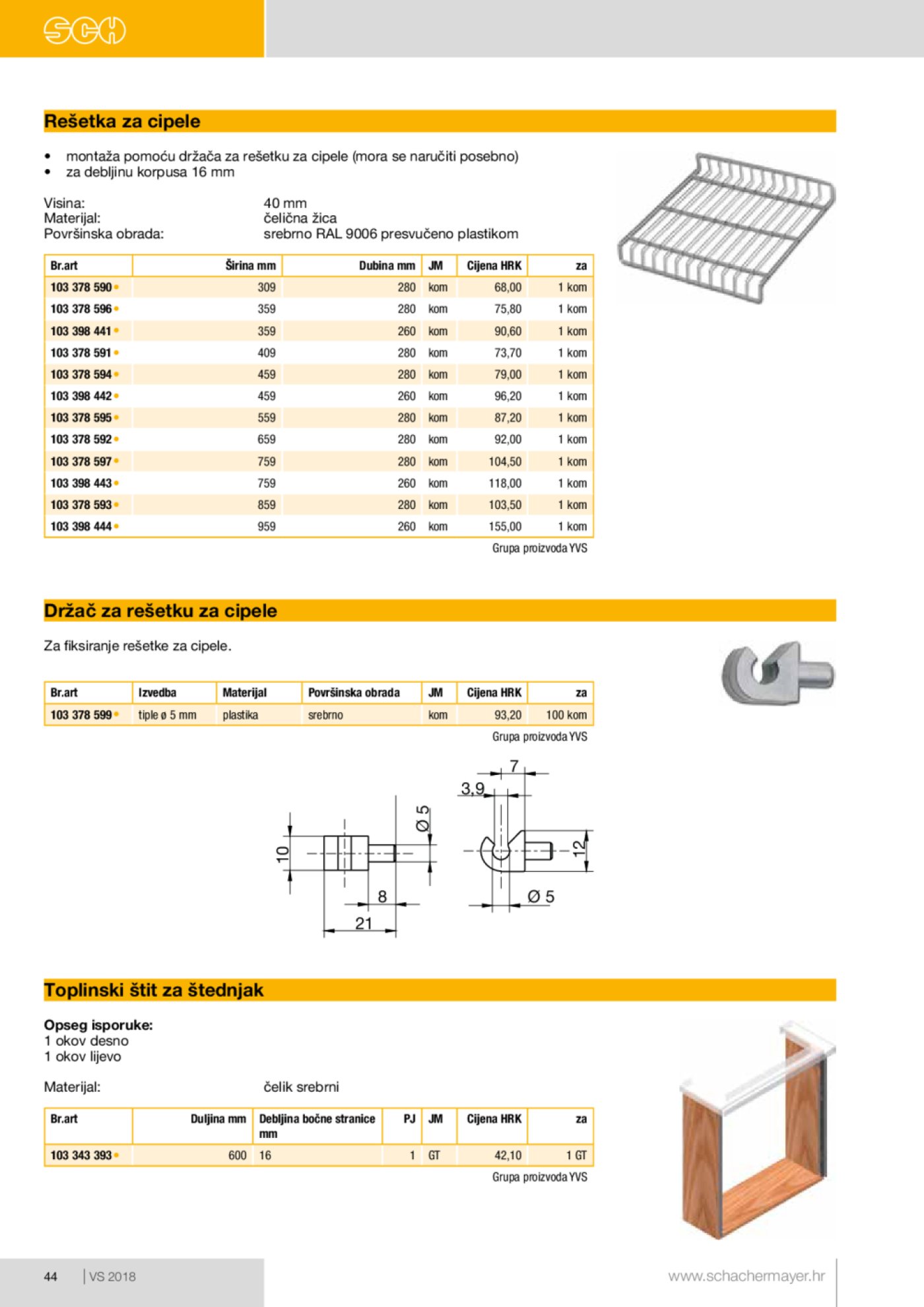 Schachermayer katalog Izvlačno okretni okov 02.10.-31.05.2019.