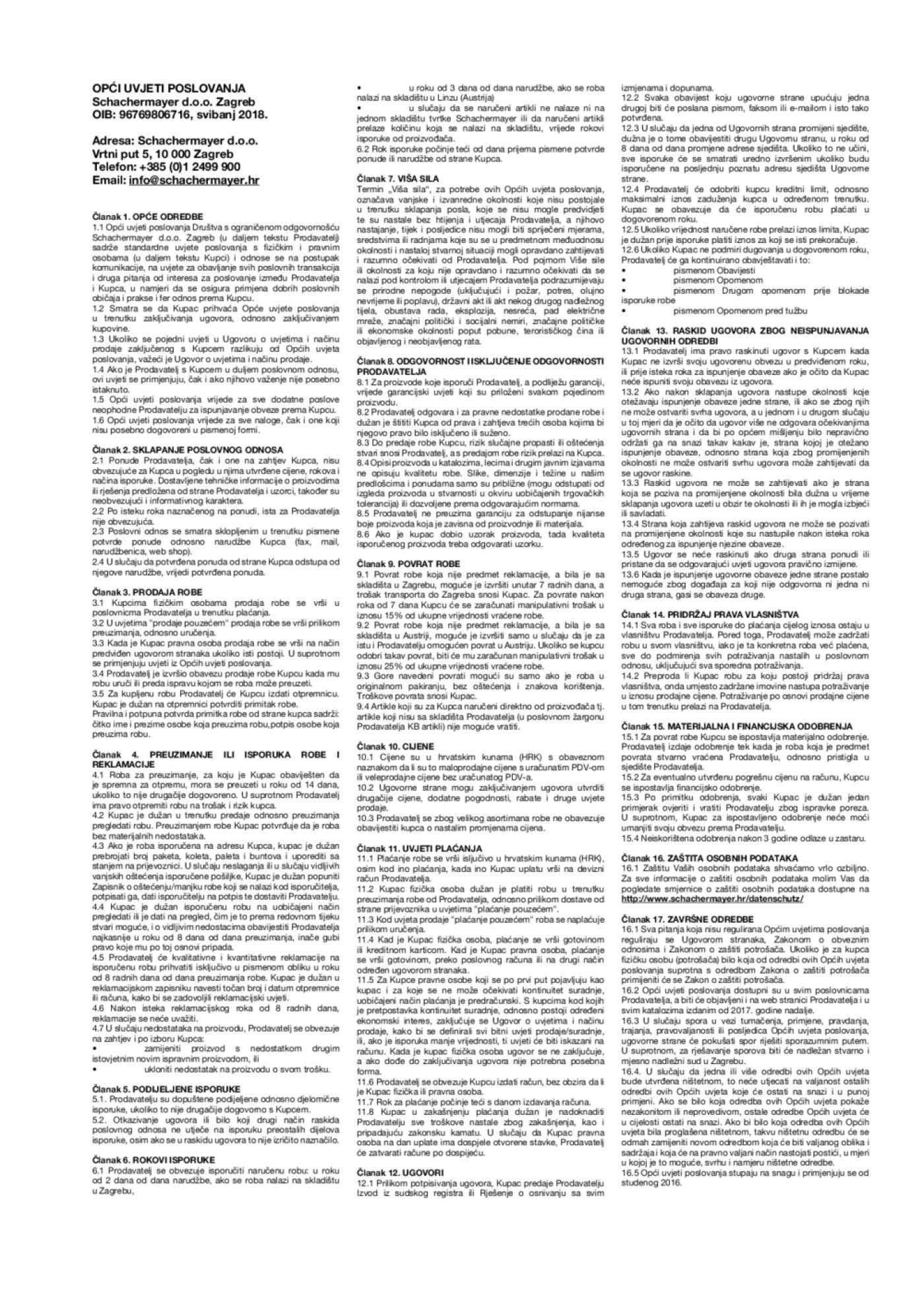 Schachermayer katalog Izvlačno okretni okov 02.10.-31.05.2019.