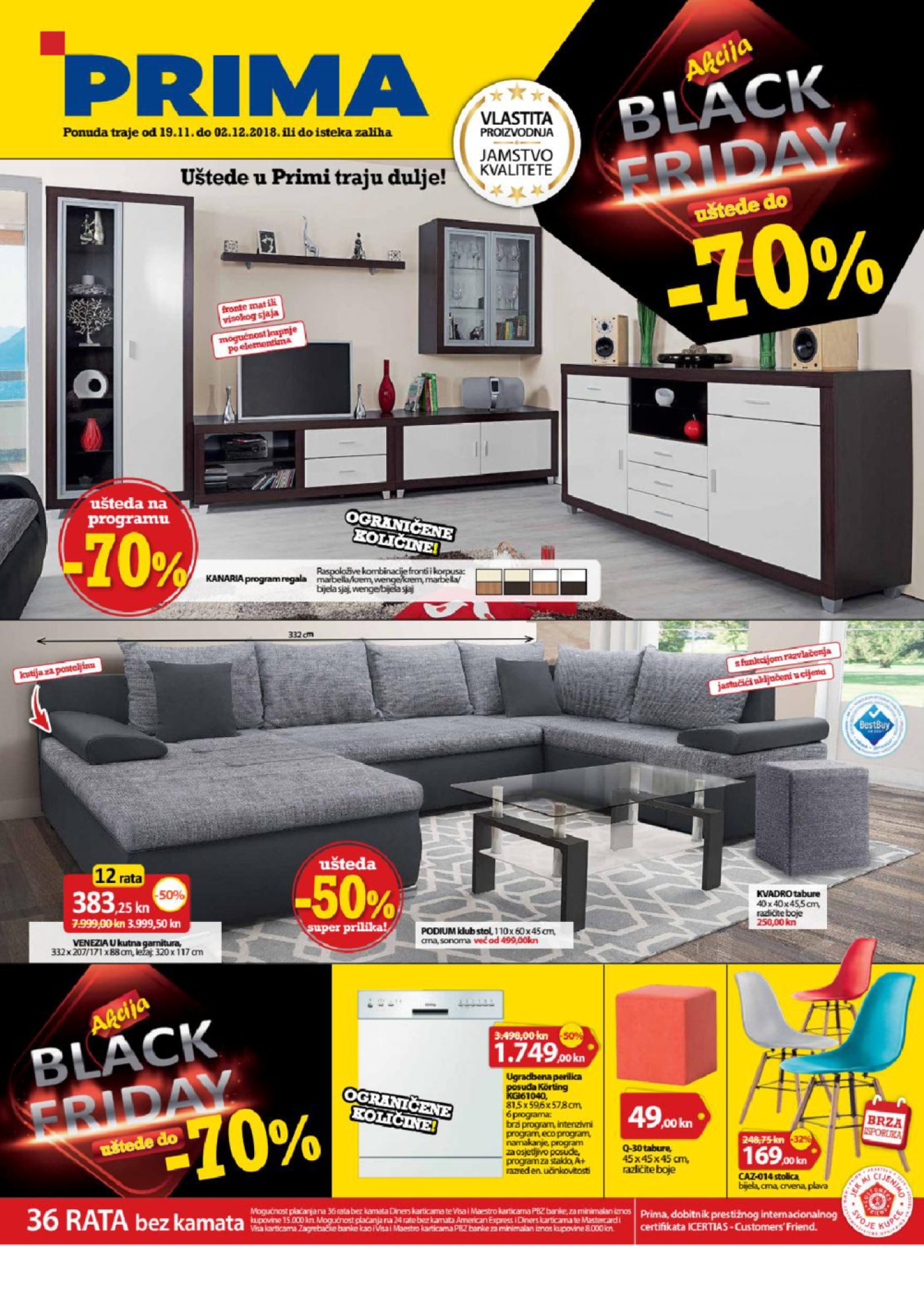 Prima katalog Black Friday od 19.11.-02.12.2018.