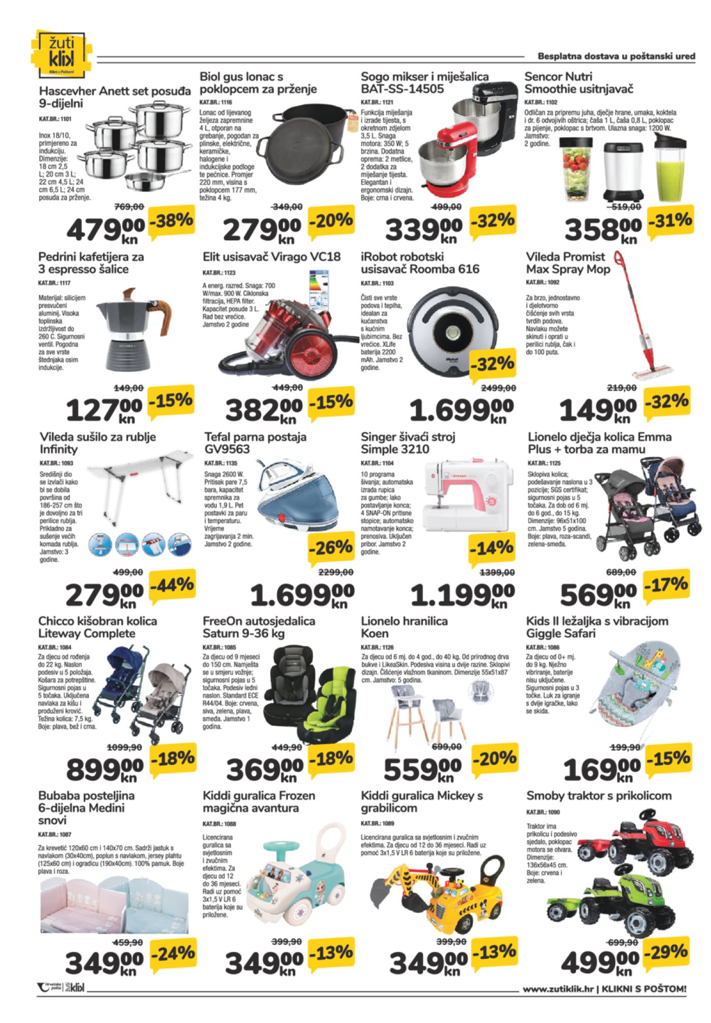 Hrvatska pošta katalog Žuti klik od 01.09.-30.09.2019.