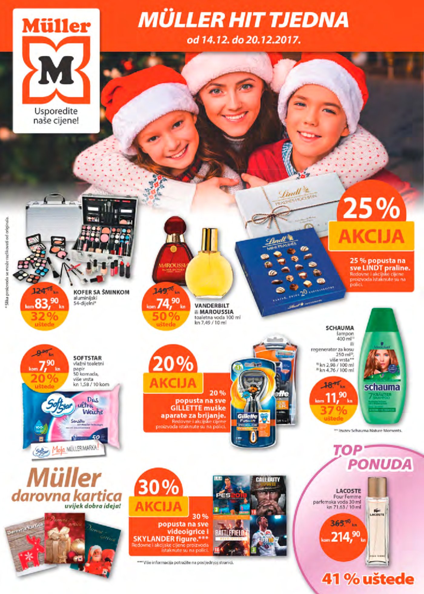Muller katalog Hit tjedna od 14.12. do 20.12.2017.