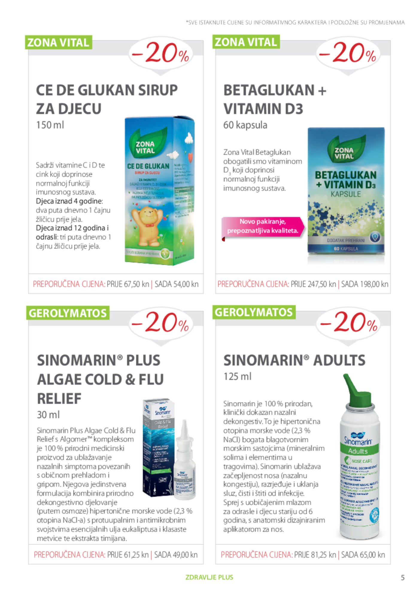 Zdravlje Plus katalog Prosinac/Siječanj 01.12.2020.-31.01.2021.
