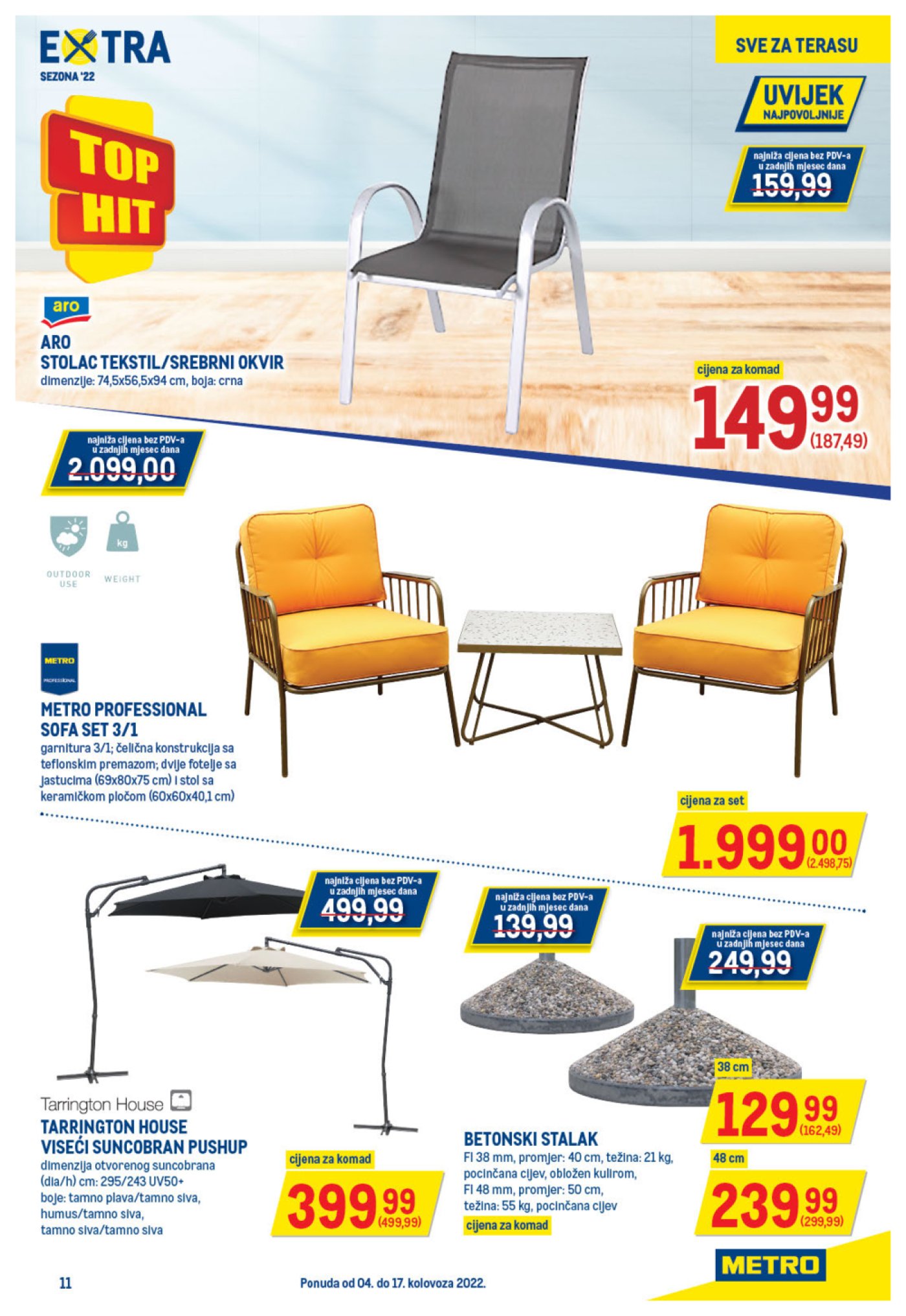 Metro katalog Neprehrana 04.08.-17.08.2022.