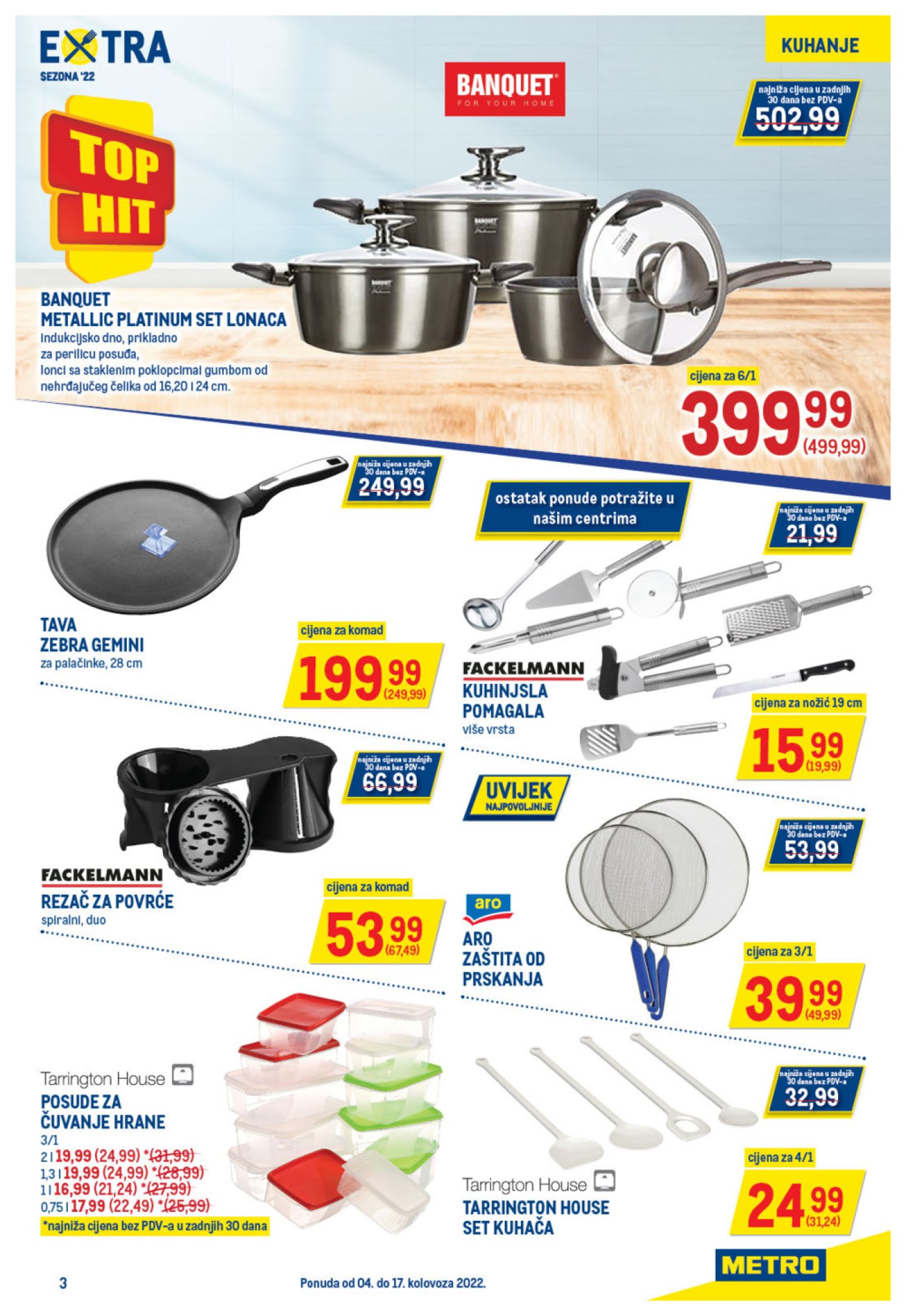 Metro katalog Neprehrana 04.08.-17.08.2022.