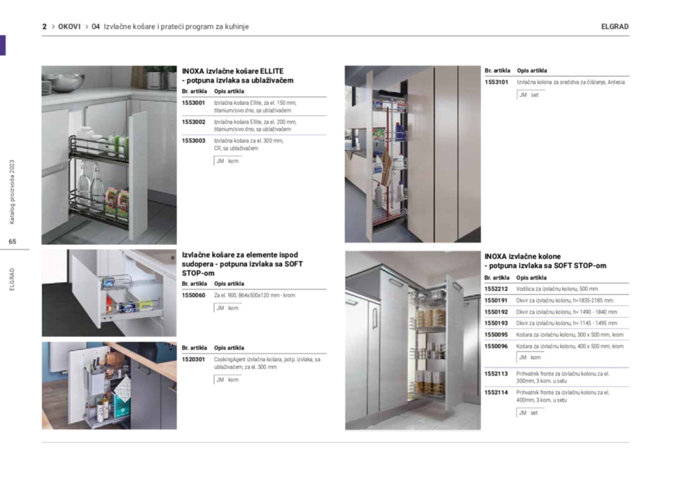 Elgrad katalog Program za kuhinje 01.01.-31.12.2023.