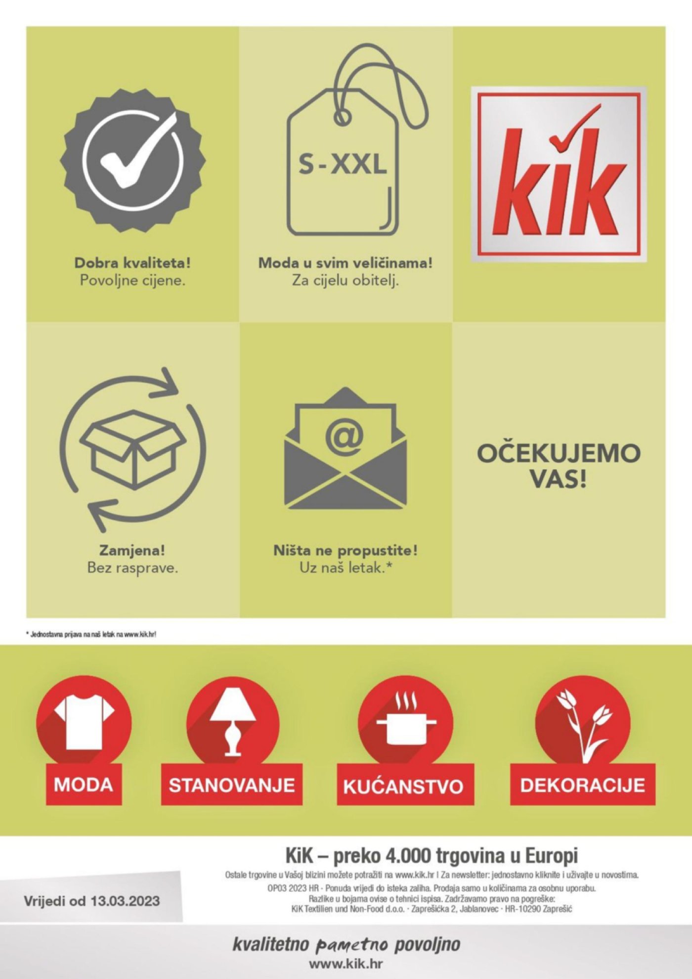 Kik katalog Akcija 13.03.-31.03.2023. 