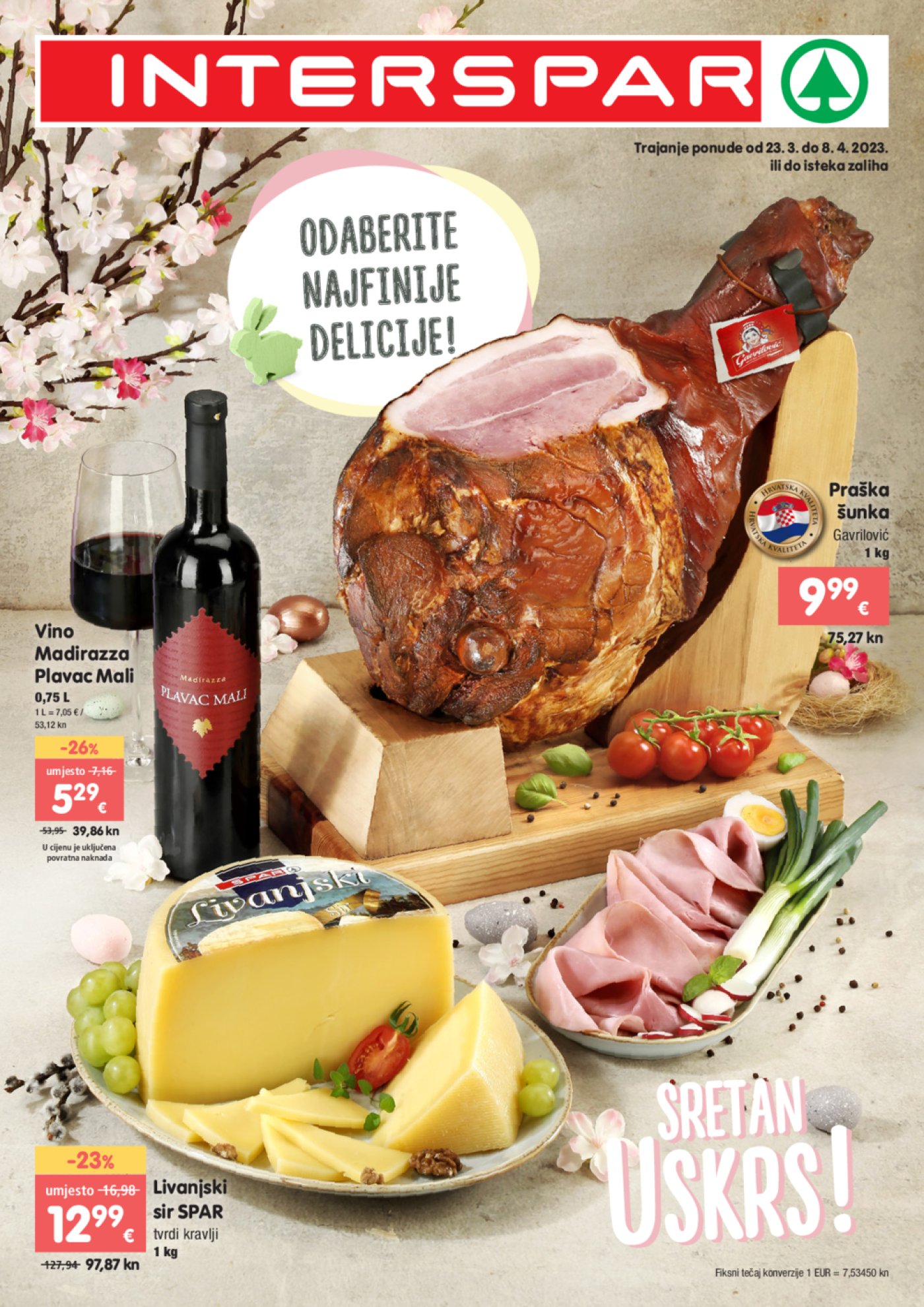 INTERSPAR katalog Uskrs Delicije 23.03.-08.04.2023.