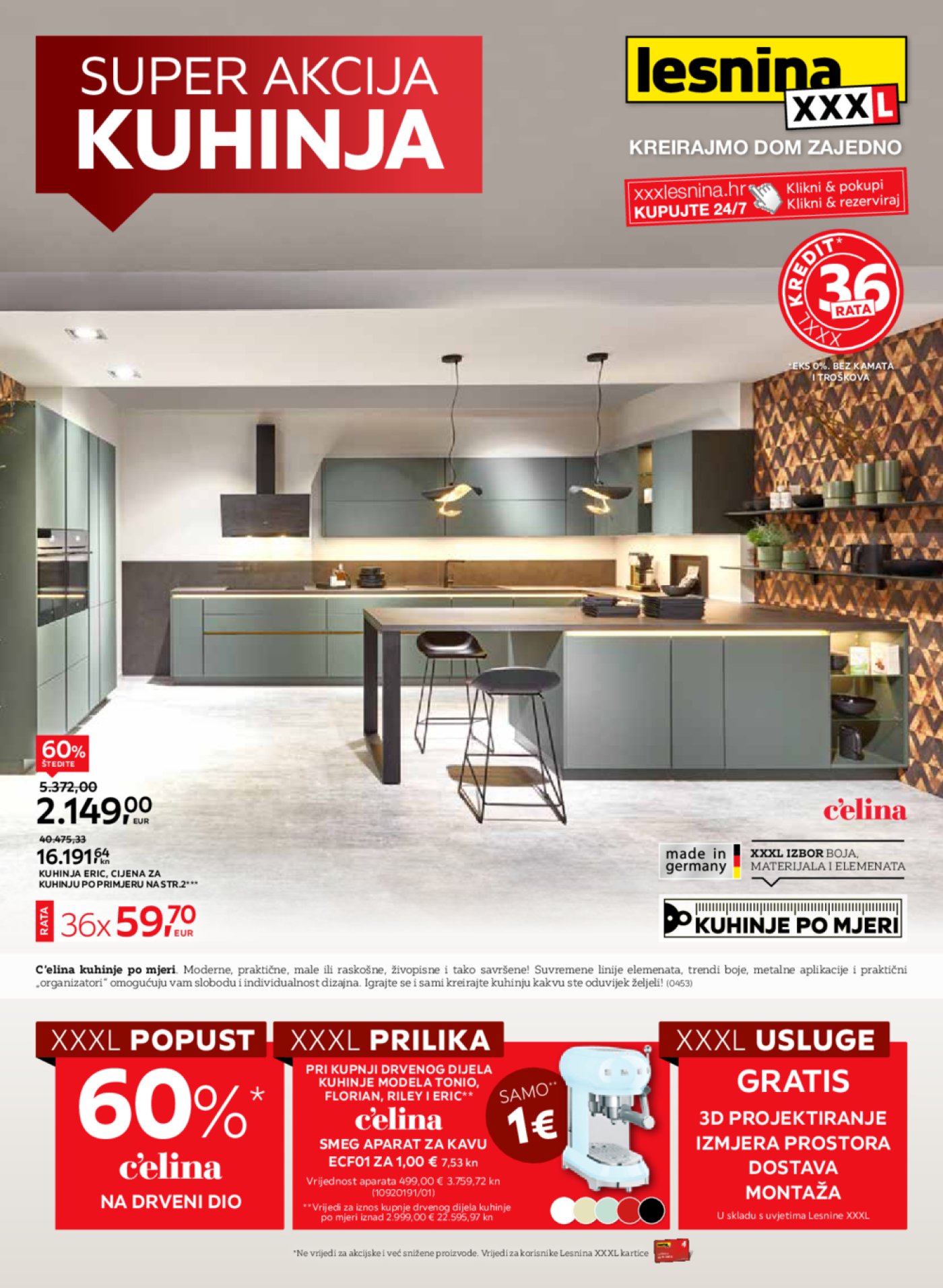 Lesnina katalog Super akcija kuhinja 01.09.-25.09.2023.