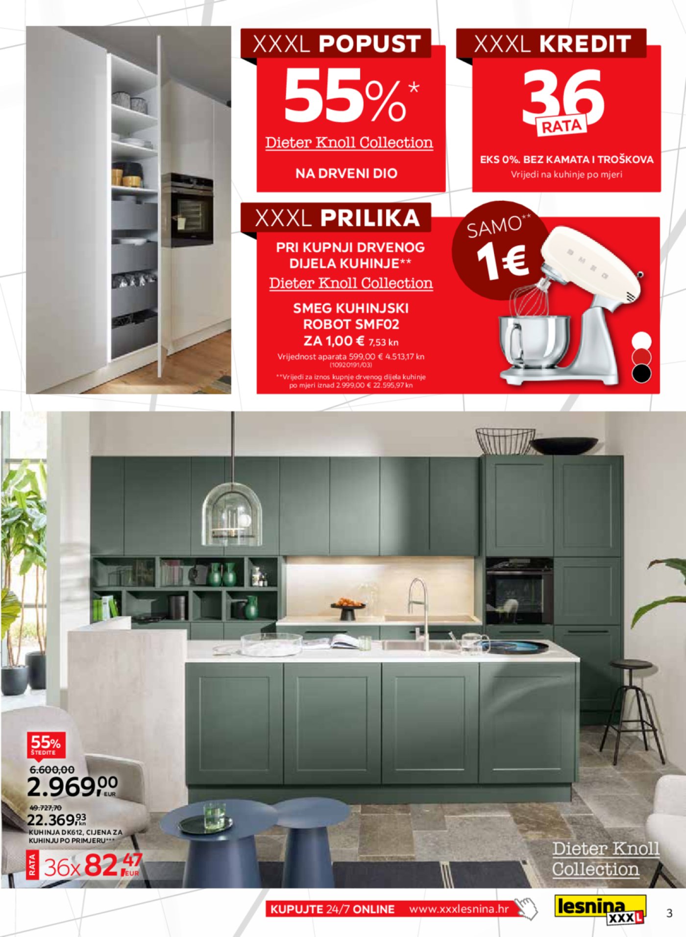 Lesnina katalog Super akcija kuhinja 01.09.-25.09.2023.