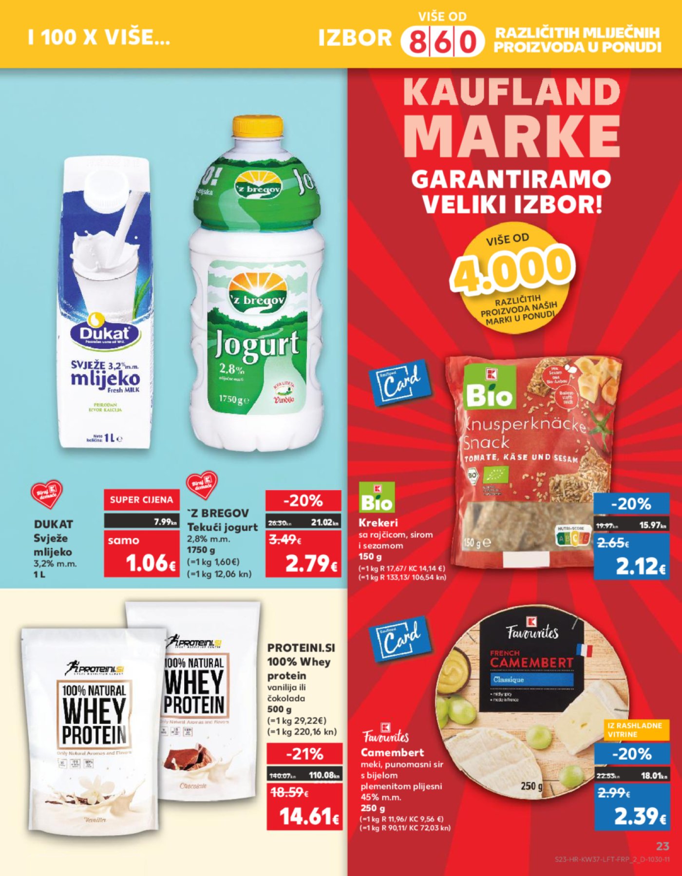 Kaufland katalog Akcija 13.09.-19.09.2023. Odabrane poslovnice