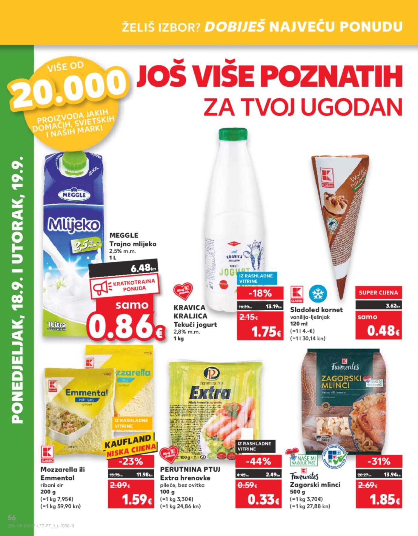 Kaufland katalog Akcija 13.09.-19.09.2023. Odabrane poslovnice