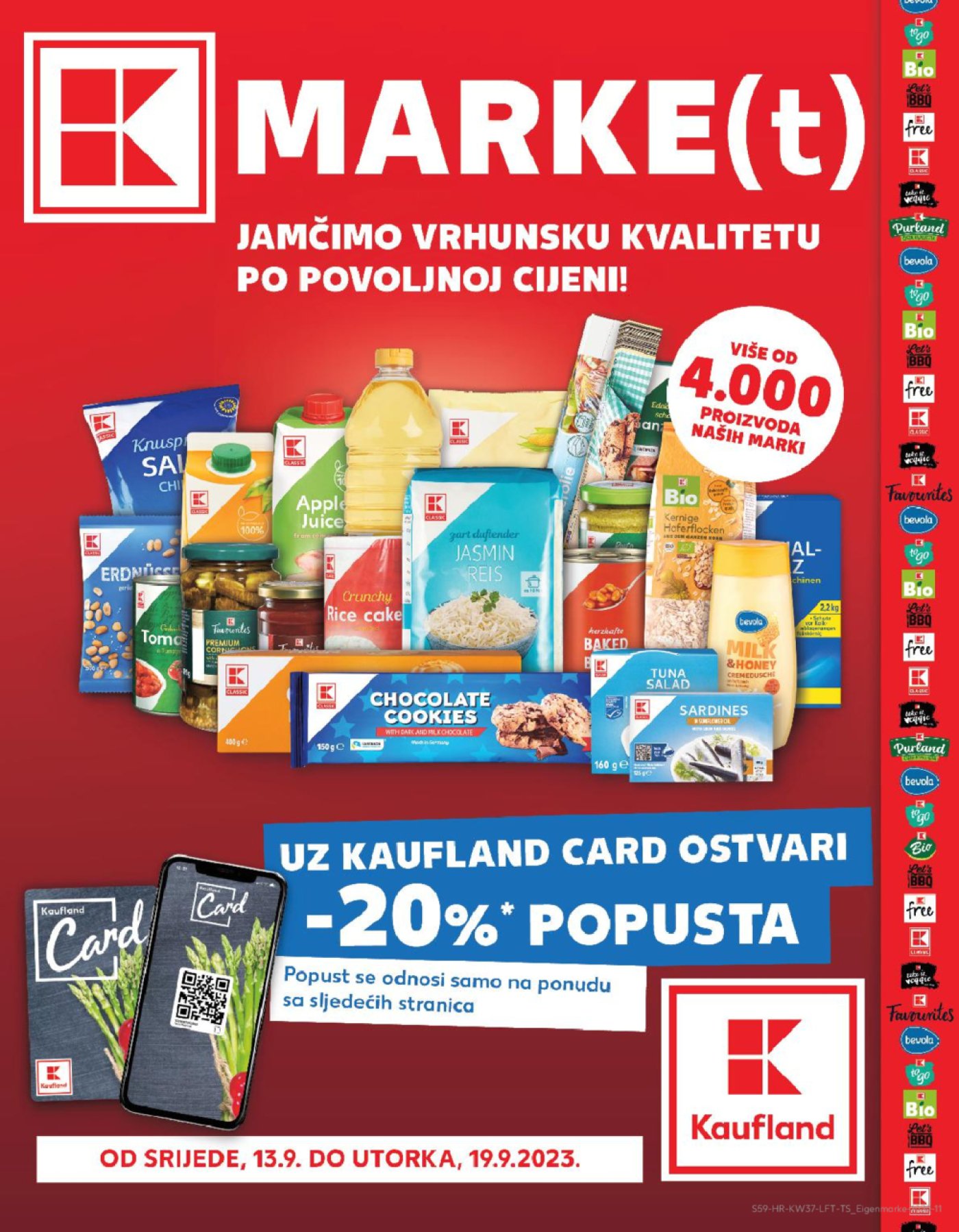 Kaufland katalog Akcija 13.09.-19.09.2023. Odabrane poslovnice