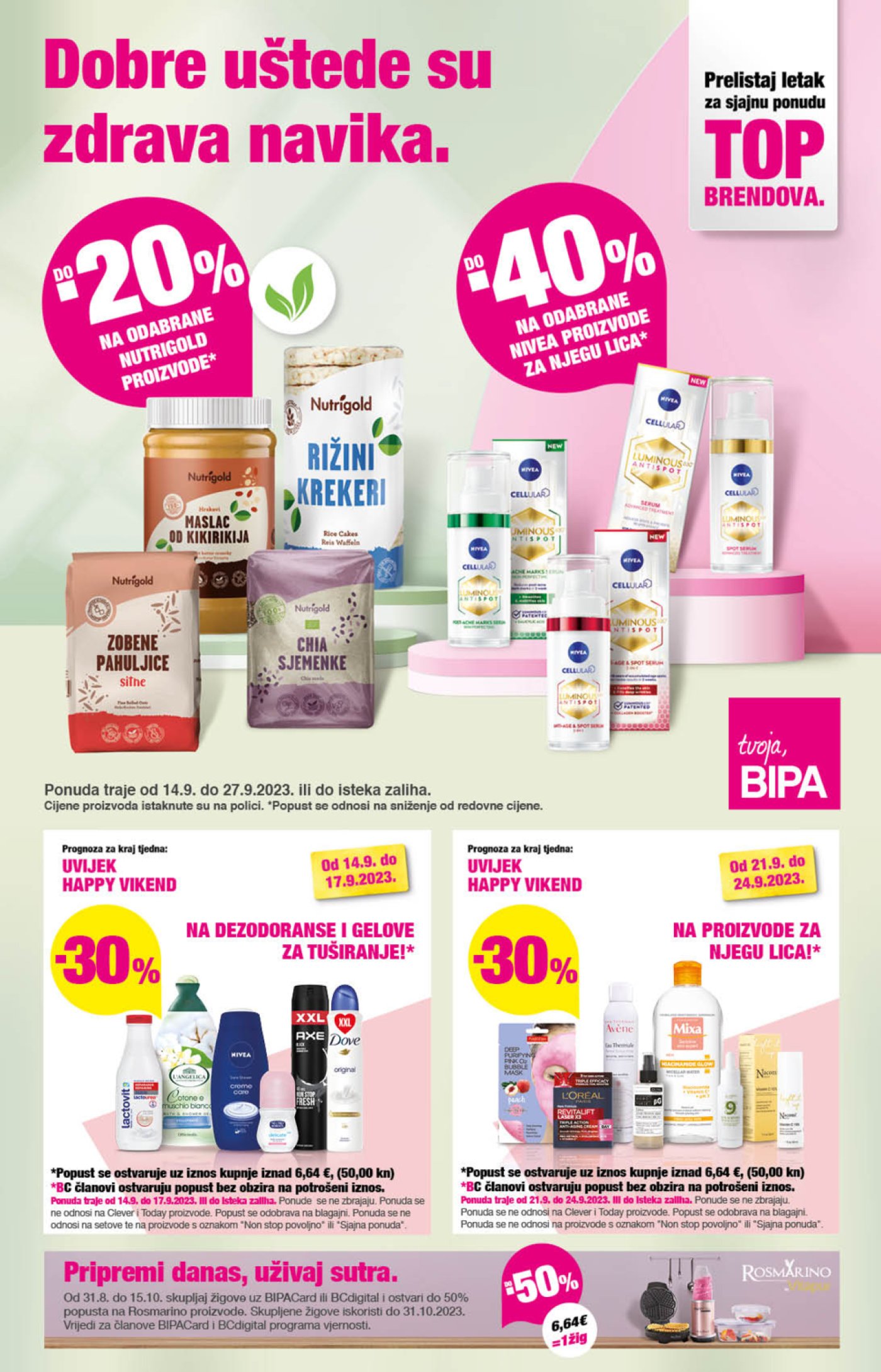 Bipa katalog Akcija 14.09.-27.09.2023.
