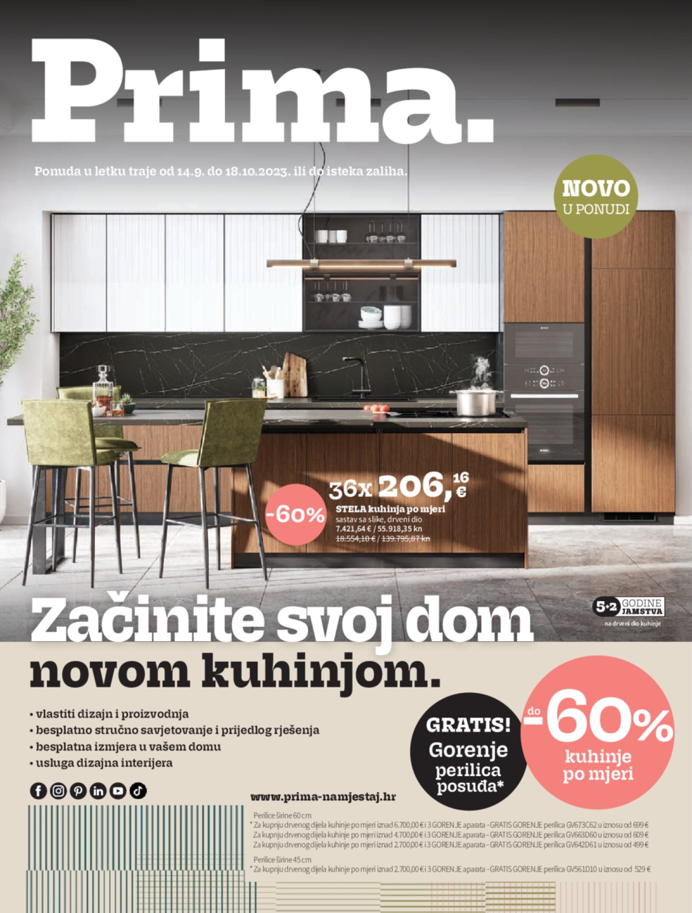Prima katalog Začinite svoj dom novom kuhinjom 14.09.-18.10.2023.