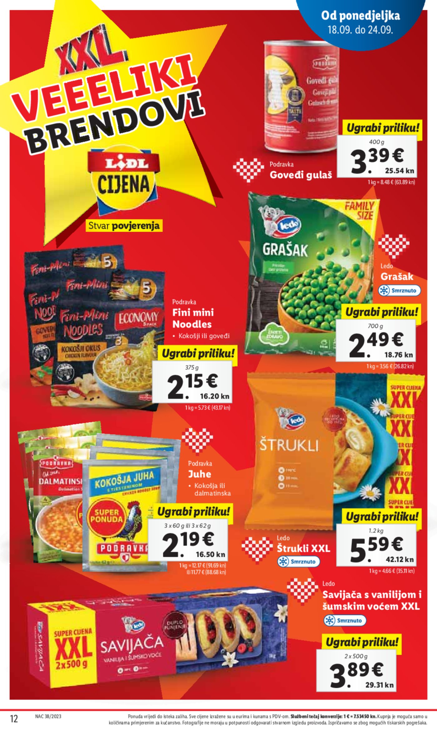 Lidl katalog Super ponuda od ponedjeljka 18.09.-24.09.2023.