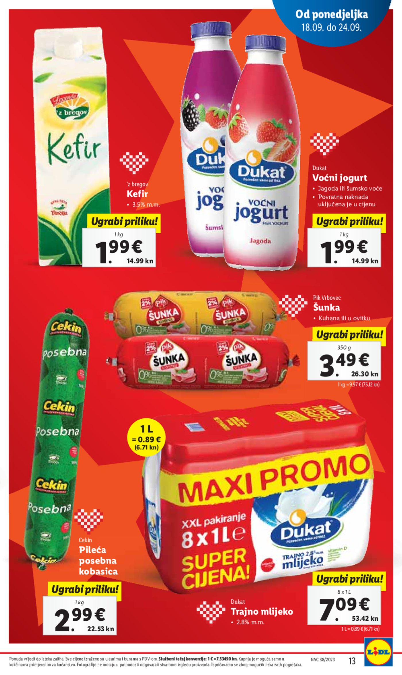 Lidl katalog Super ponuda od ponedjeljka 18.09.-24.09.2023.
