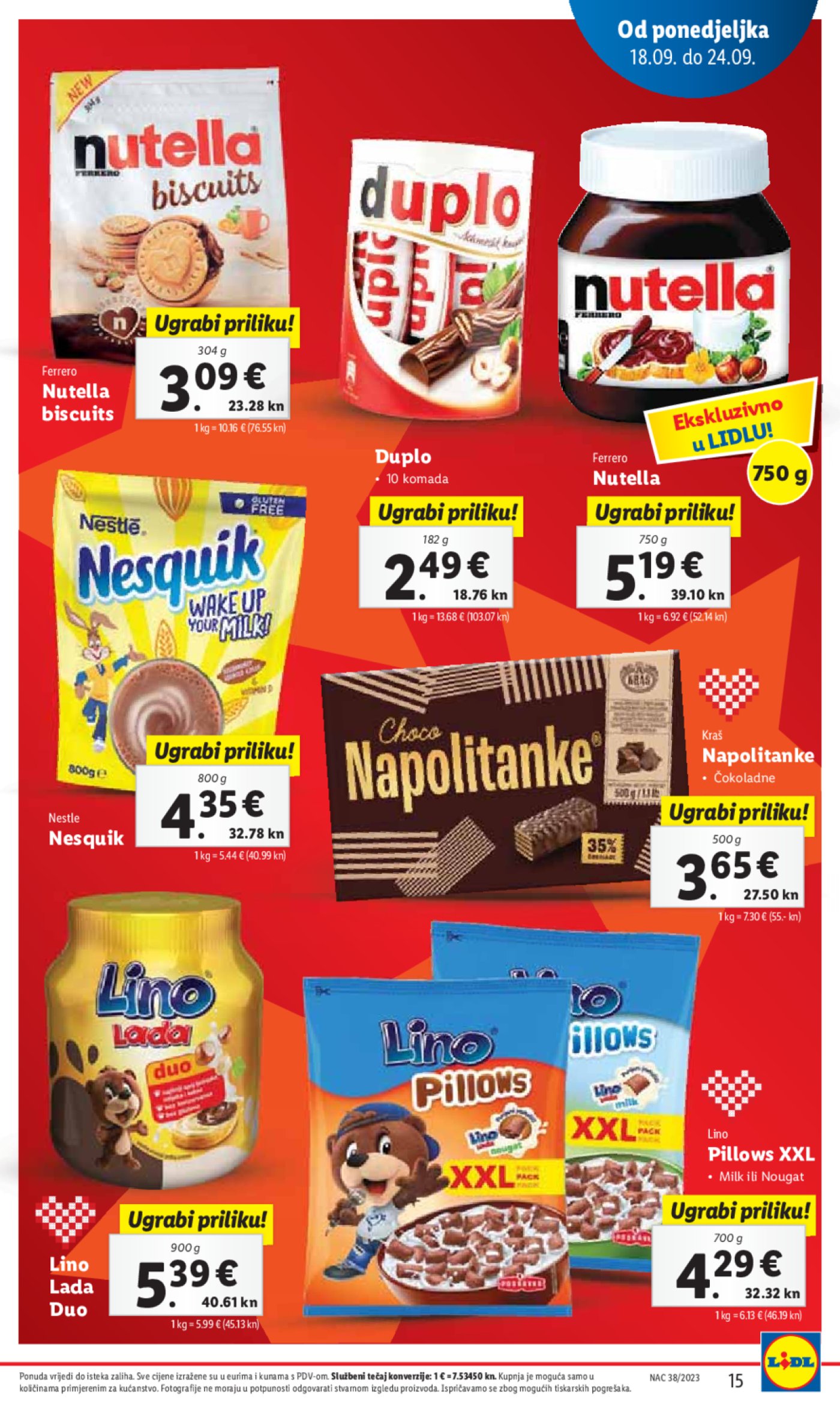 Lidl katalog Super ponuda od ponedjeljka 18.09.-24.09.2023.