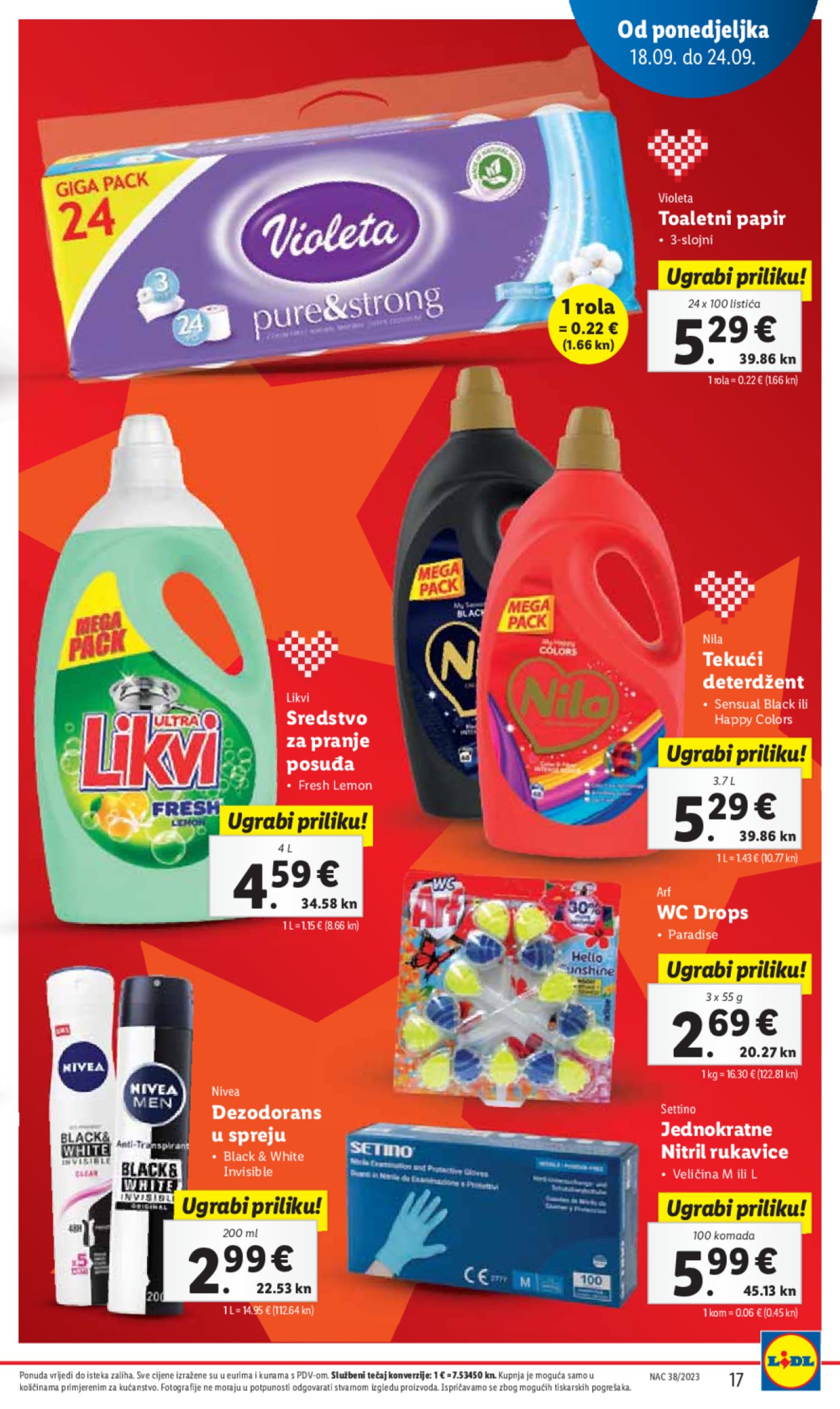 Lidl katalog Super ponuda od ponedjeljka 18.09.-24.09.2023.