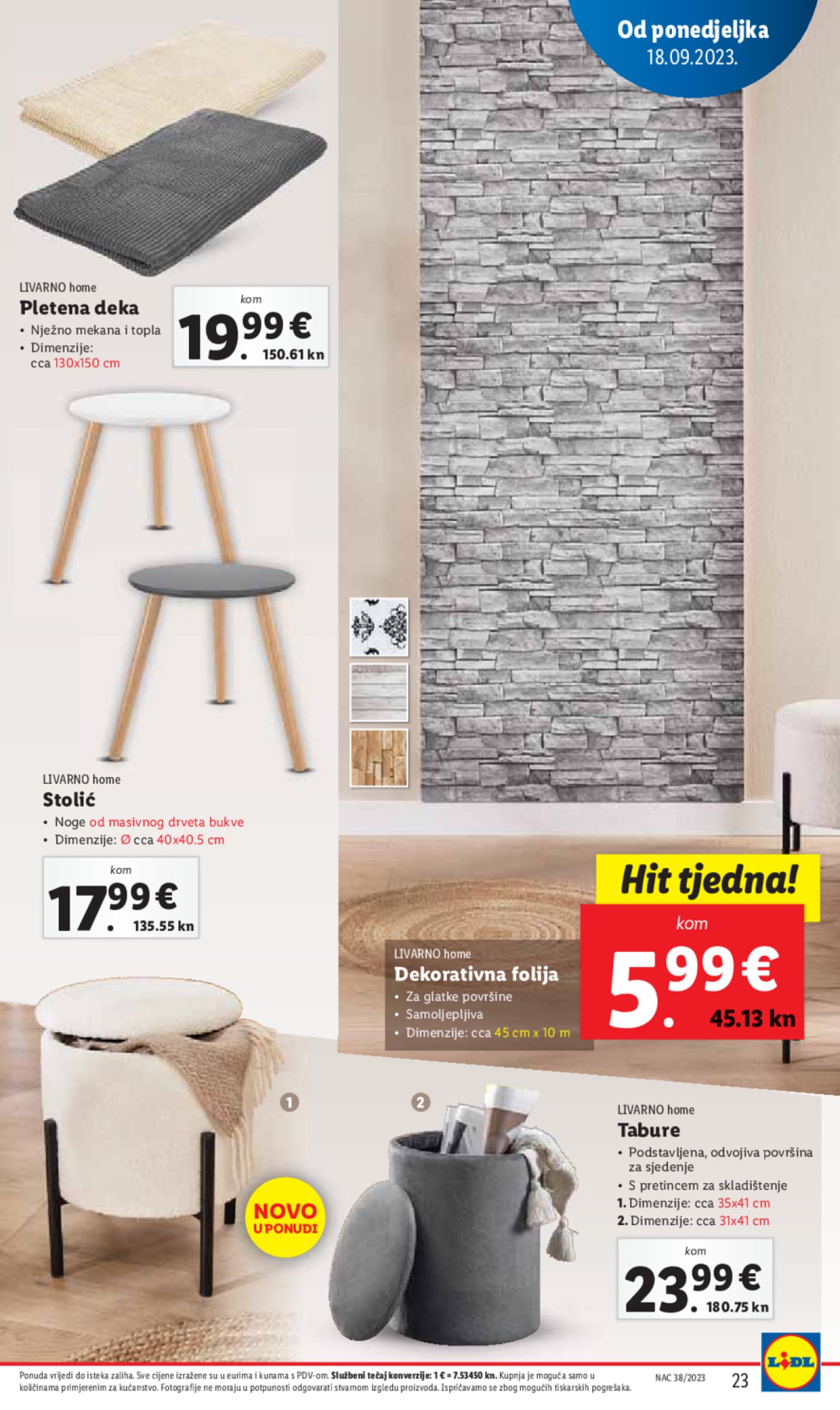 Lidl katalog Super ponuda od ponedjeljka 18.09.-24.09.2023.