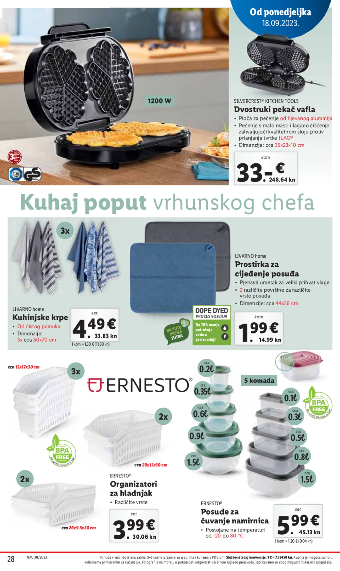 Lidl katalog Super ponuda od ponedjeljka 18.09.-24.09.2023.