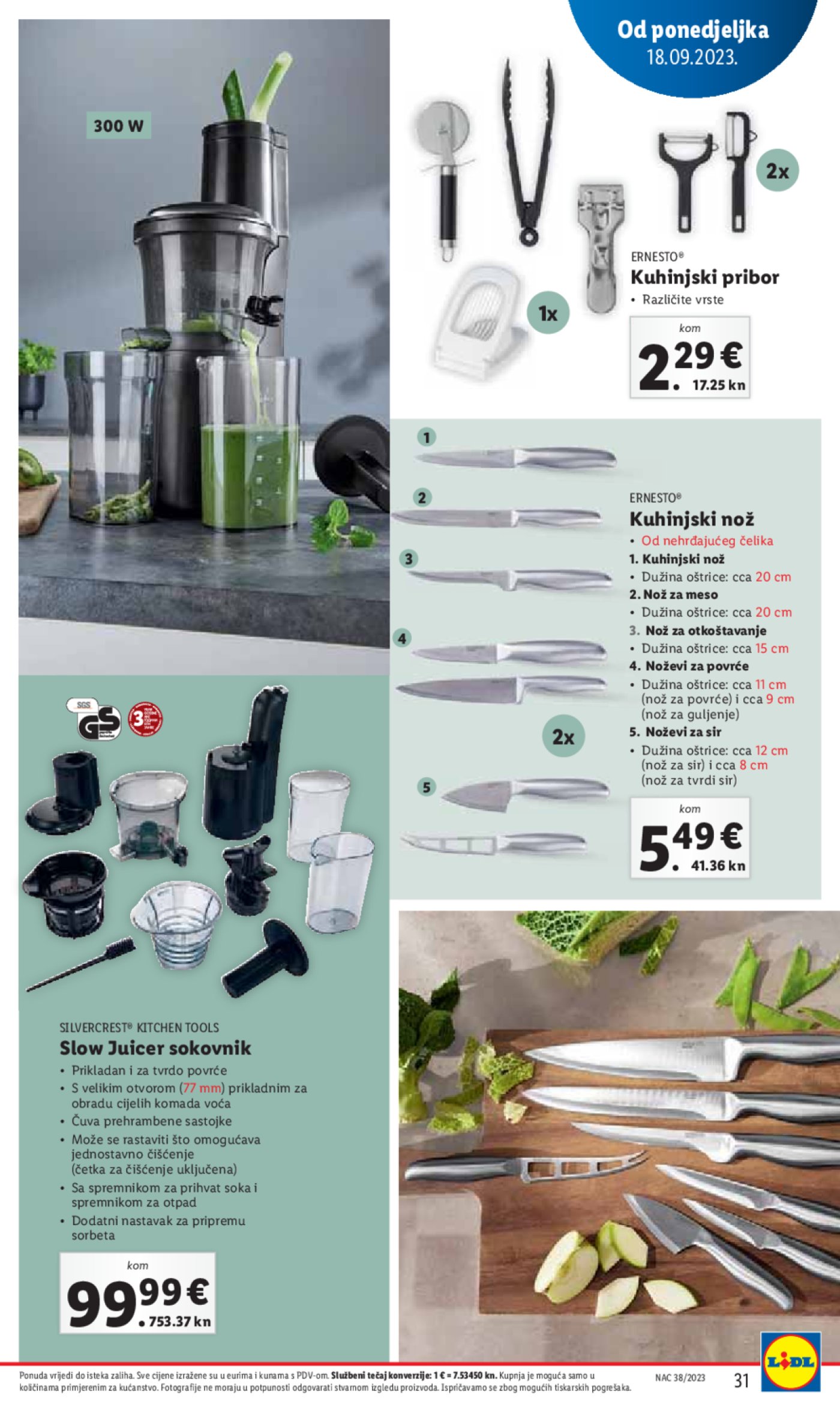 Lidl katalog Super ponuda od ponedjeljka 18.09.-24.09.2023.