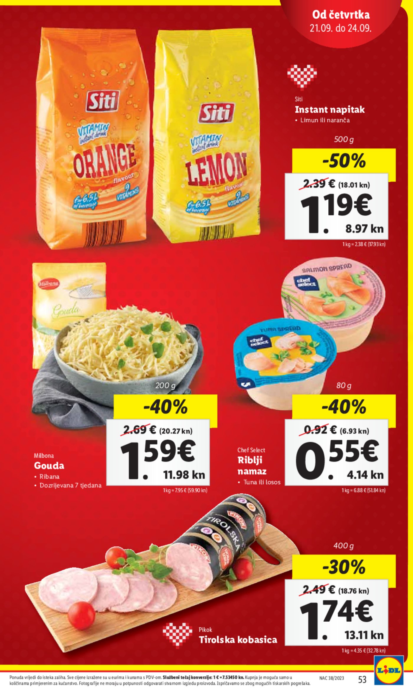 Lidl katalog Super ponuda od ponedjeljka 18.09.-24.09.2023.