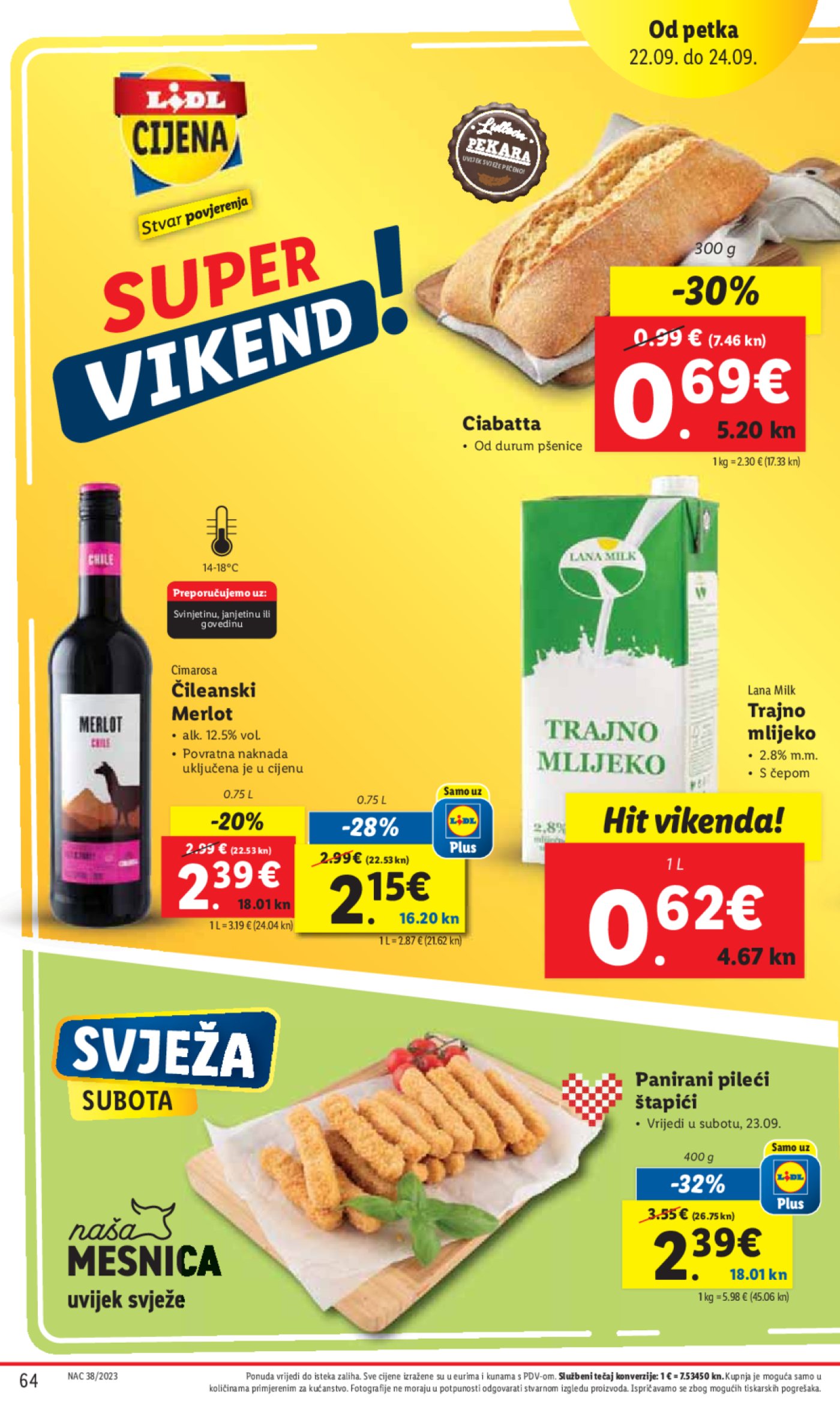 Lidl katalog Super ponuda od ponedjeljka 18.09.-24.09.2023.
