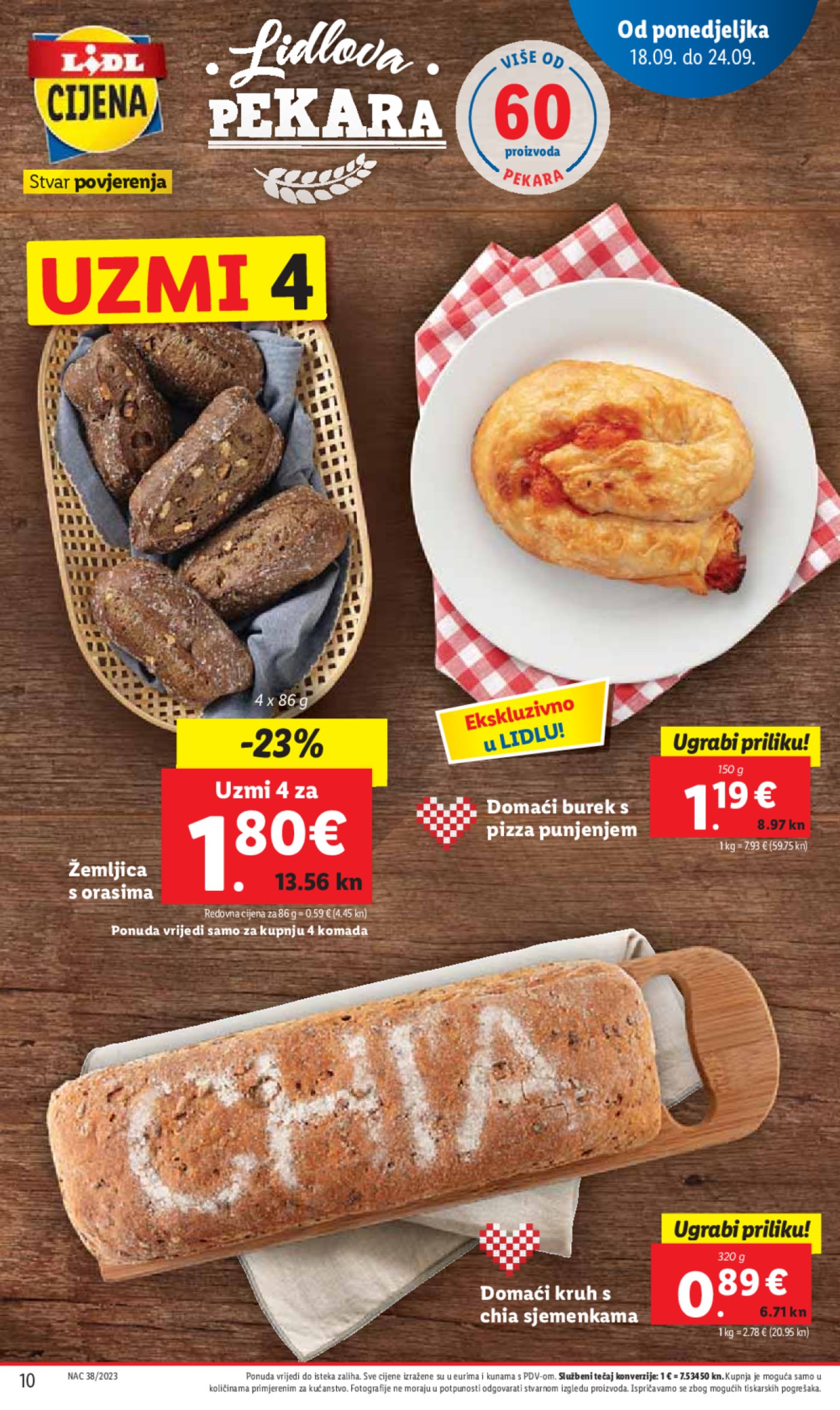 Lidl katalog Super ponuda od ponedjeljka 18.09.-24.09.2023.
